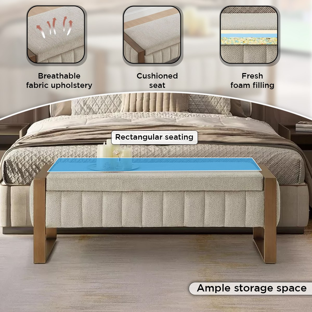 Avalon Fabric Bench with Storage-hbxfurniture-sofasandarmchairs-benches-image-6