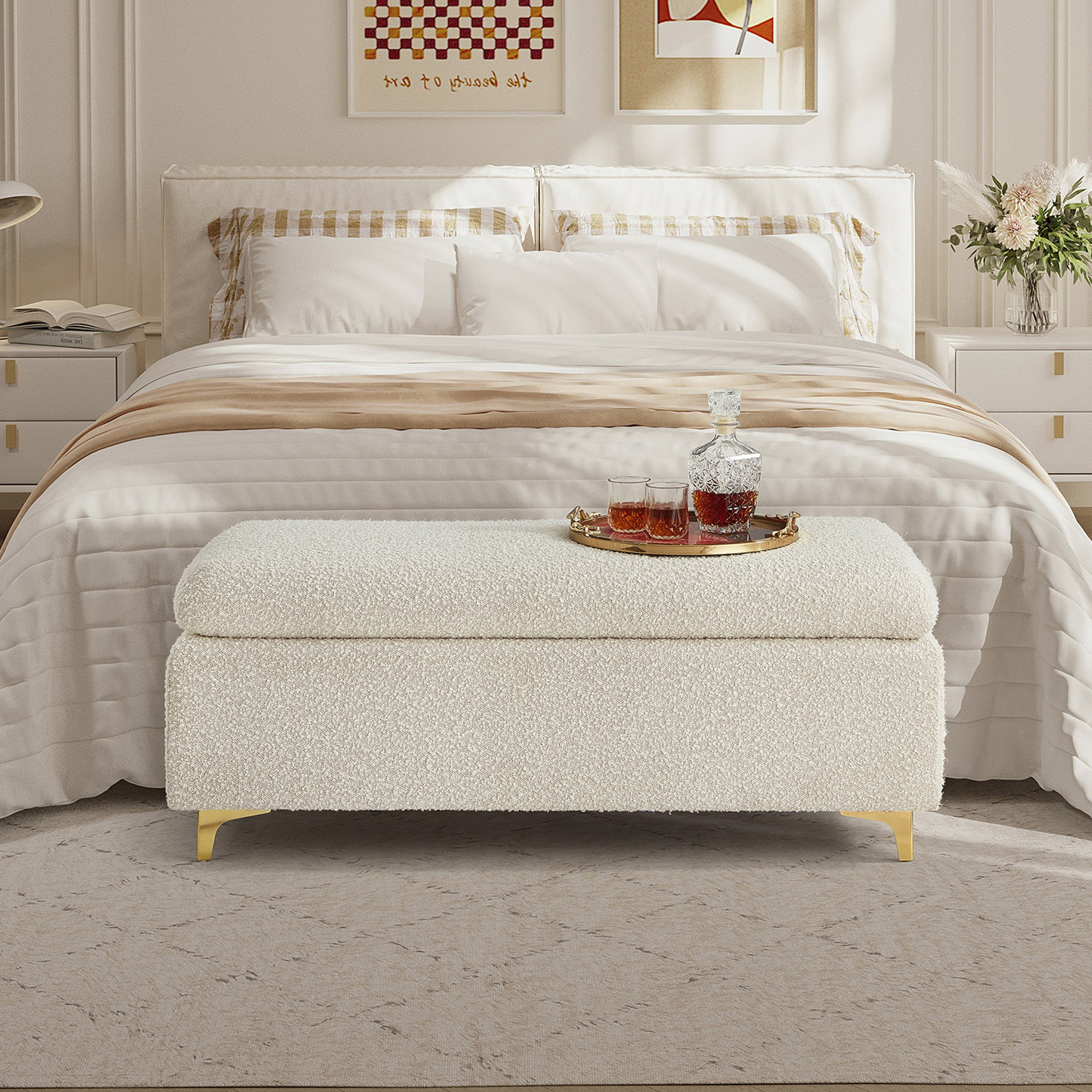 مقعد بنش قماشي من كالوس-hbxfurniture-sofasandarmchairs-benches-image-2