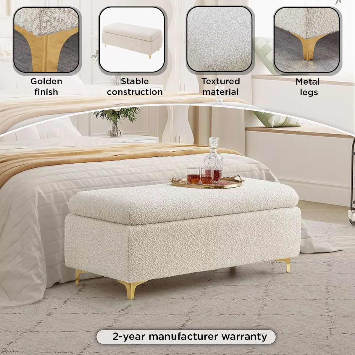 مقعد بنش قماشي من كالوس-hbxfurniture-sofasandarmchairs-benches-image-4