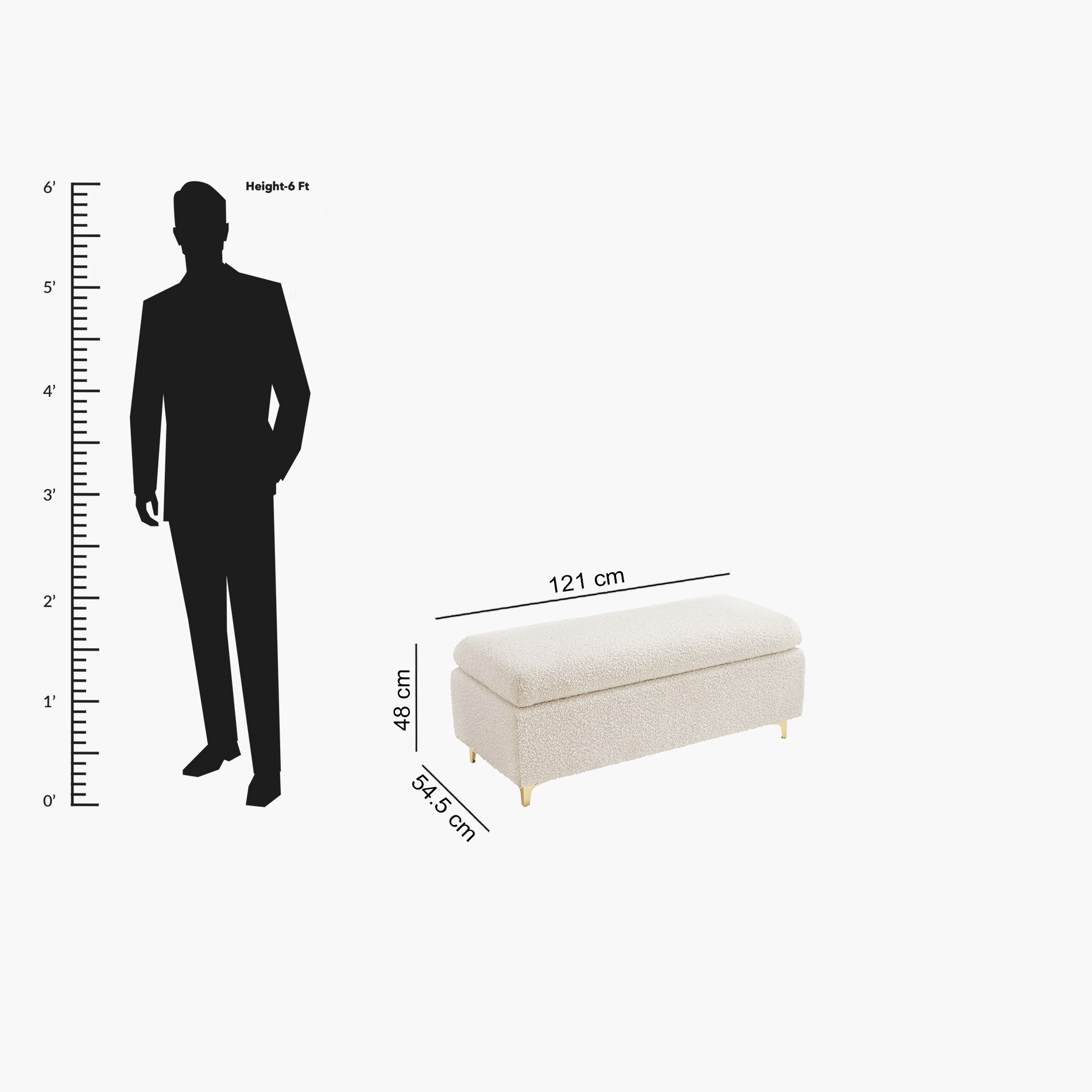 مقعد بنش قماشي من كالوس-hbxfurniture-sofasandarmchairs-benches-image-9