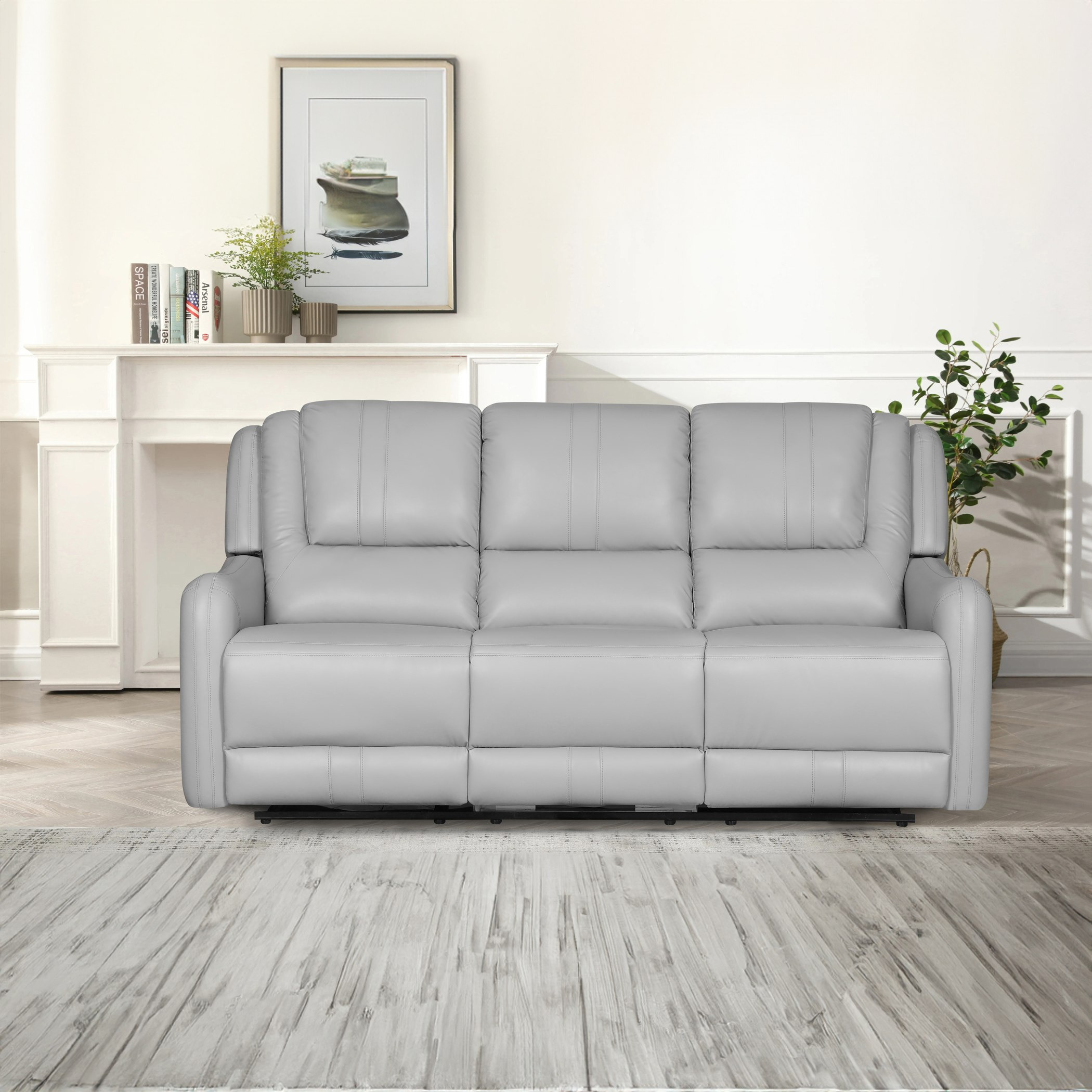 كنبة استرخاء قماش 3 مقاعد من جوردن-hbxfurniture-sofasandarmchairs-reclinersofas-image-1