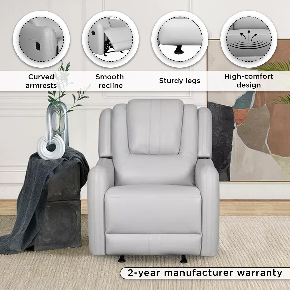 Jordan Armchair Fabric Sofa Recliner with Glider-hbxfurniture-sofasandarmchairs-armchairs-image-4