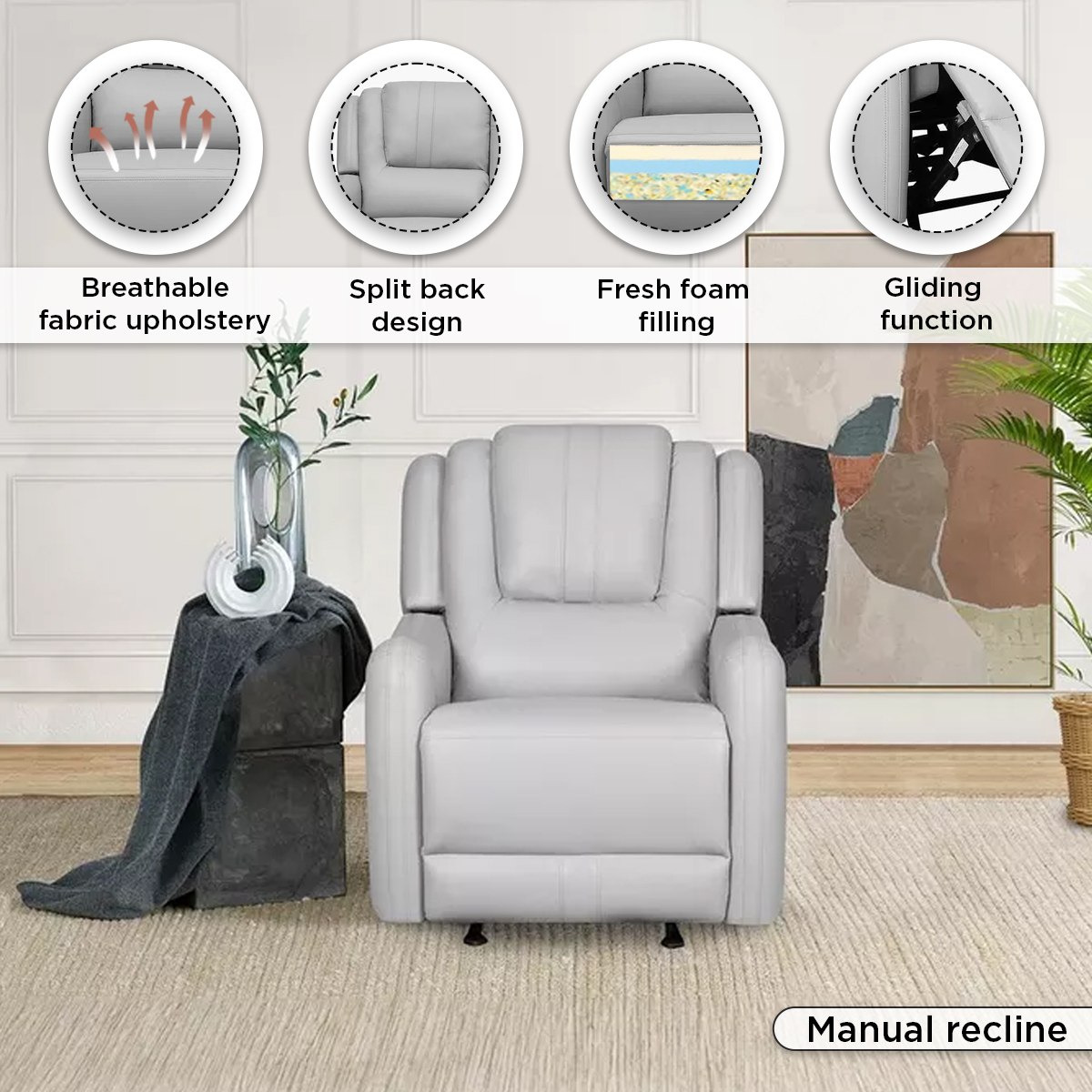 Jordan Armchair Fabric Sofa Recliner with Glider-hbxfurniture-sofasandarmchairs-armchairs-image-5