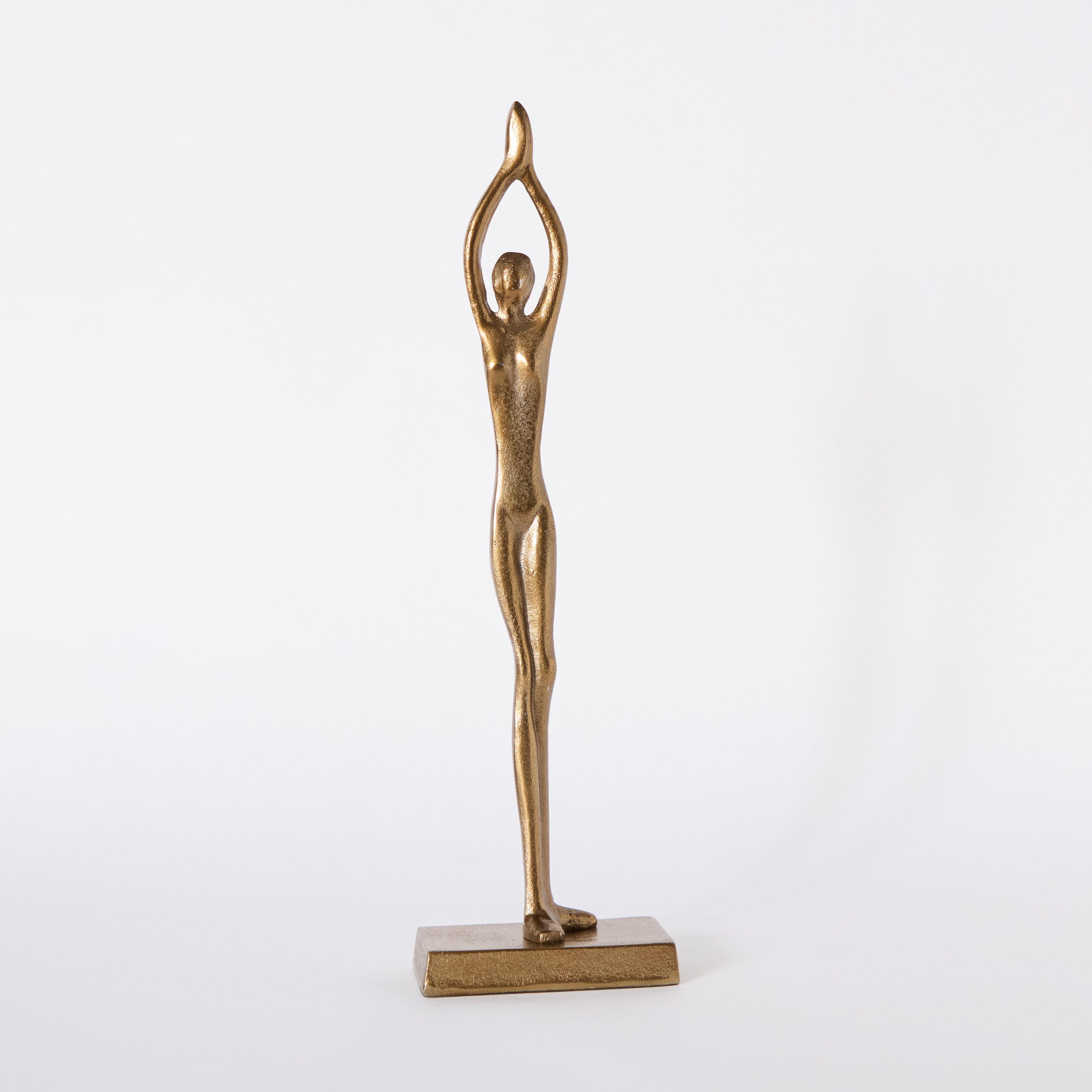 تمثال ألومنيوم رفيع من ليت - 16x8x51 سم-hbxhomeware-homedecor-figurinesandornaments-image-5