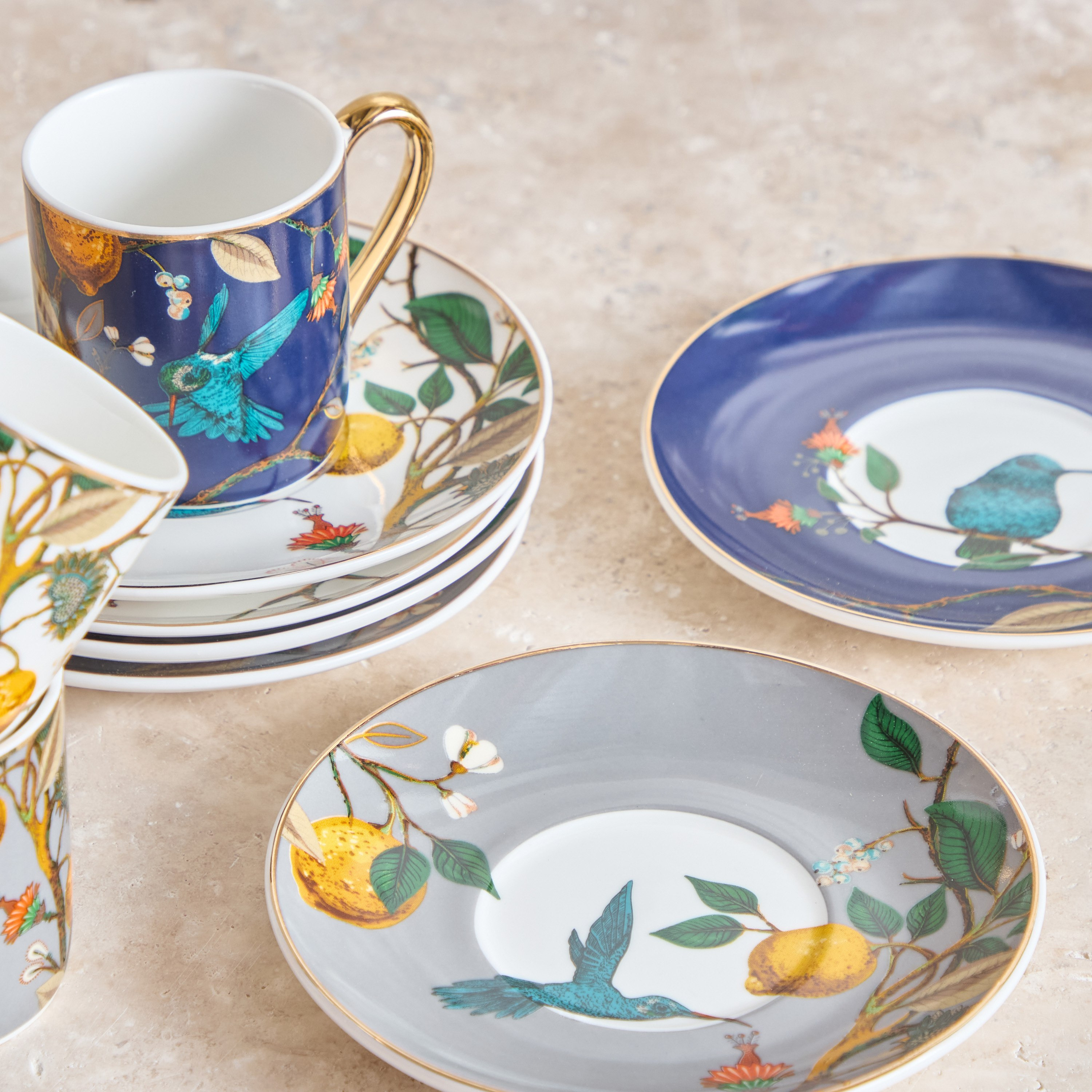 Evie 12-Piece Espresso Cup and Saucer Set - 80 ml-hbxhomeware-hbxkitchen-image-2
