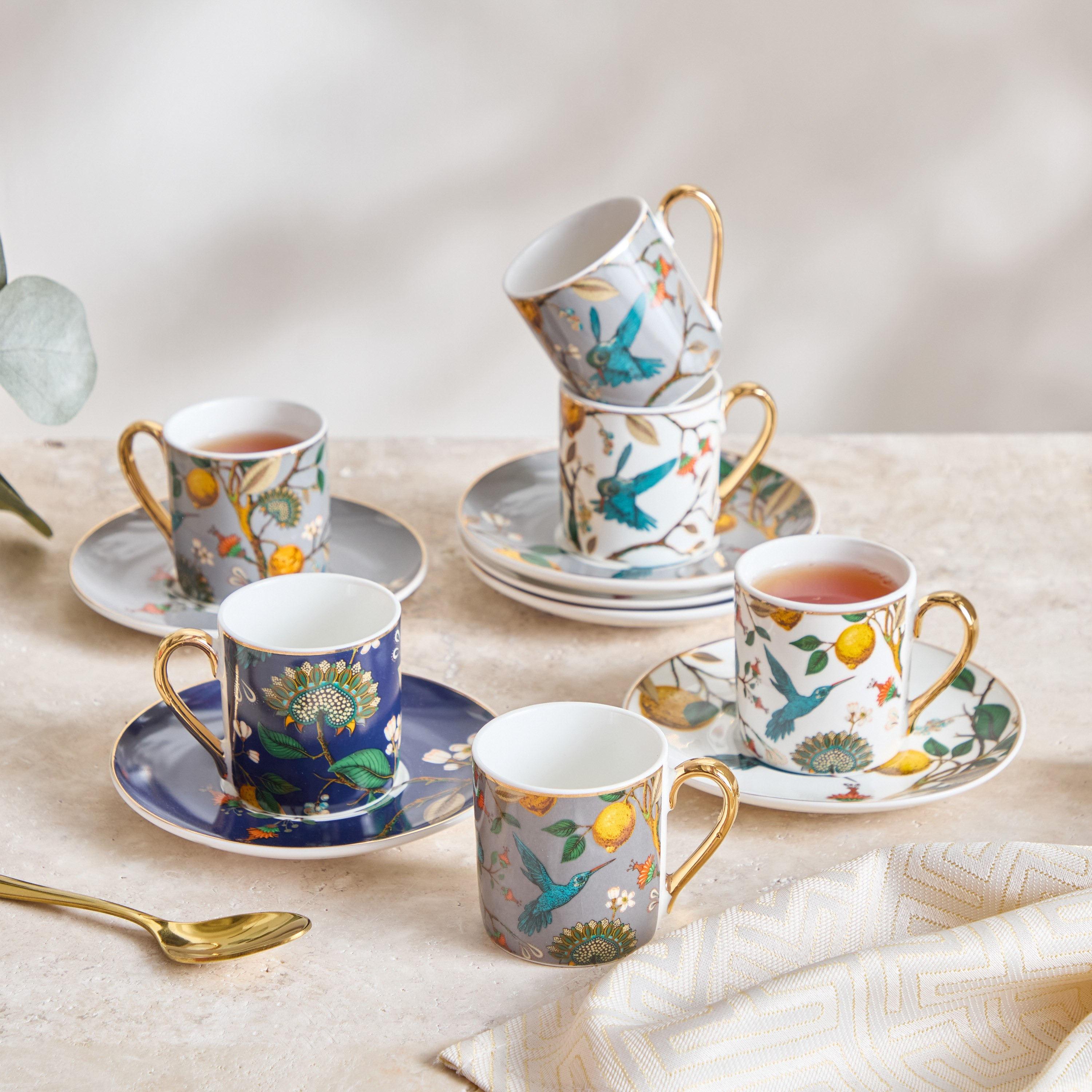 Evie 12-Piece Espresso Cup and Saucer Set - 80 ml-hbxhomeware-hbxkitchen-image-4