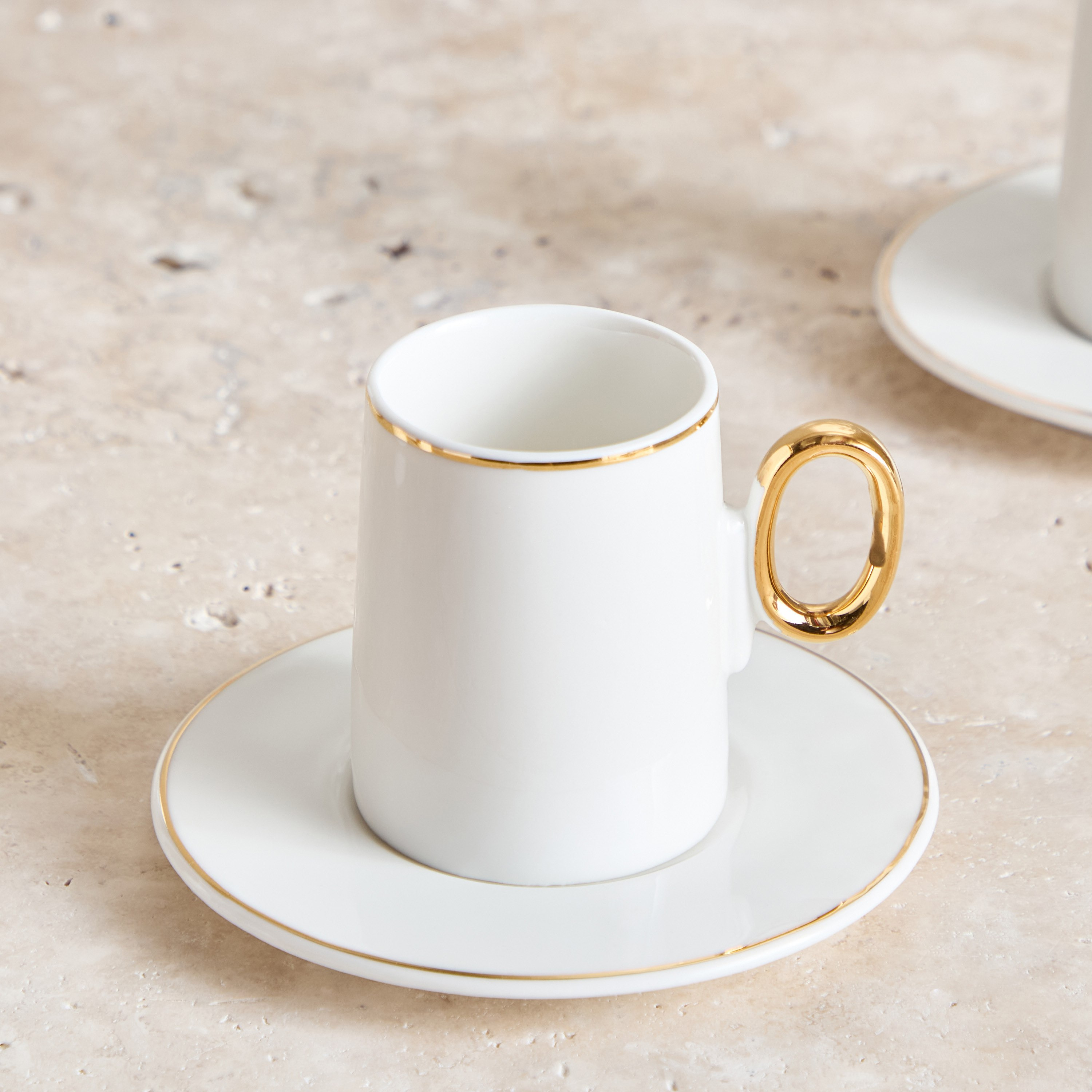 طقم فناجين إسبريسو وصحون 12 قطعة من رينيه - 100 مل-hbxhomeware-hbxkitchen-image-3