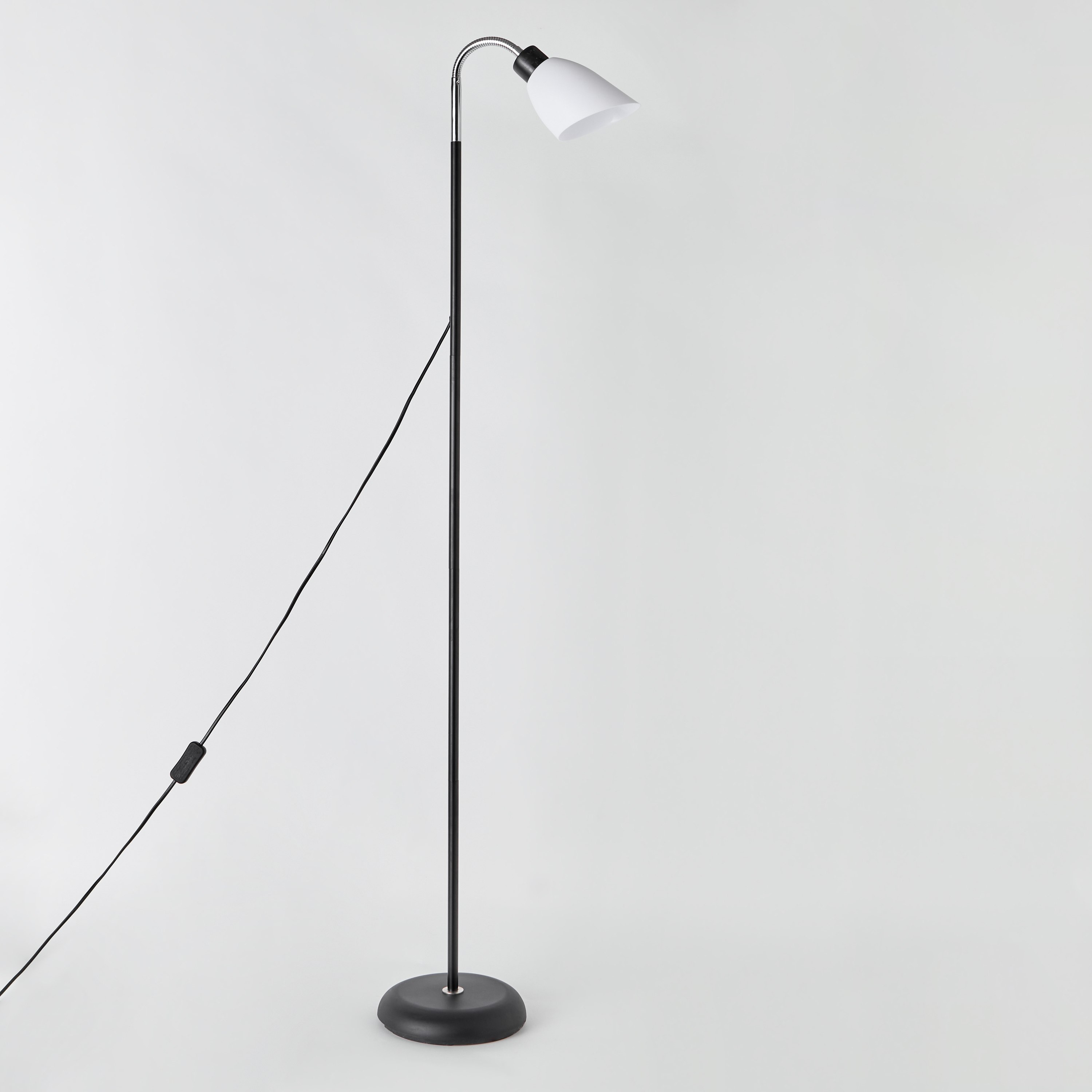 مصباح أرضي معدني E27 بغطاء من بليز - 22x145 سم-hbxhomeware-hbxlivingroom-image-6