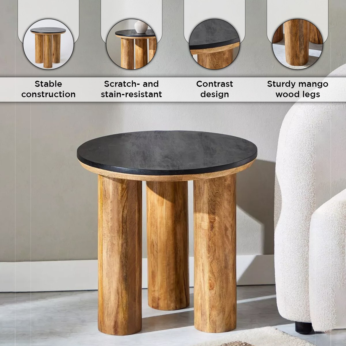 Vendra Darcy Solid Wood Top End Table-hbxfurniture-livingroom-endtables-image-5