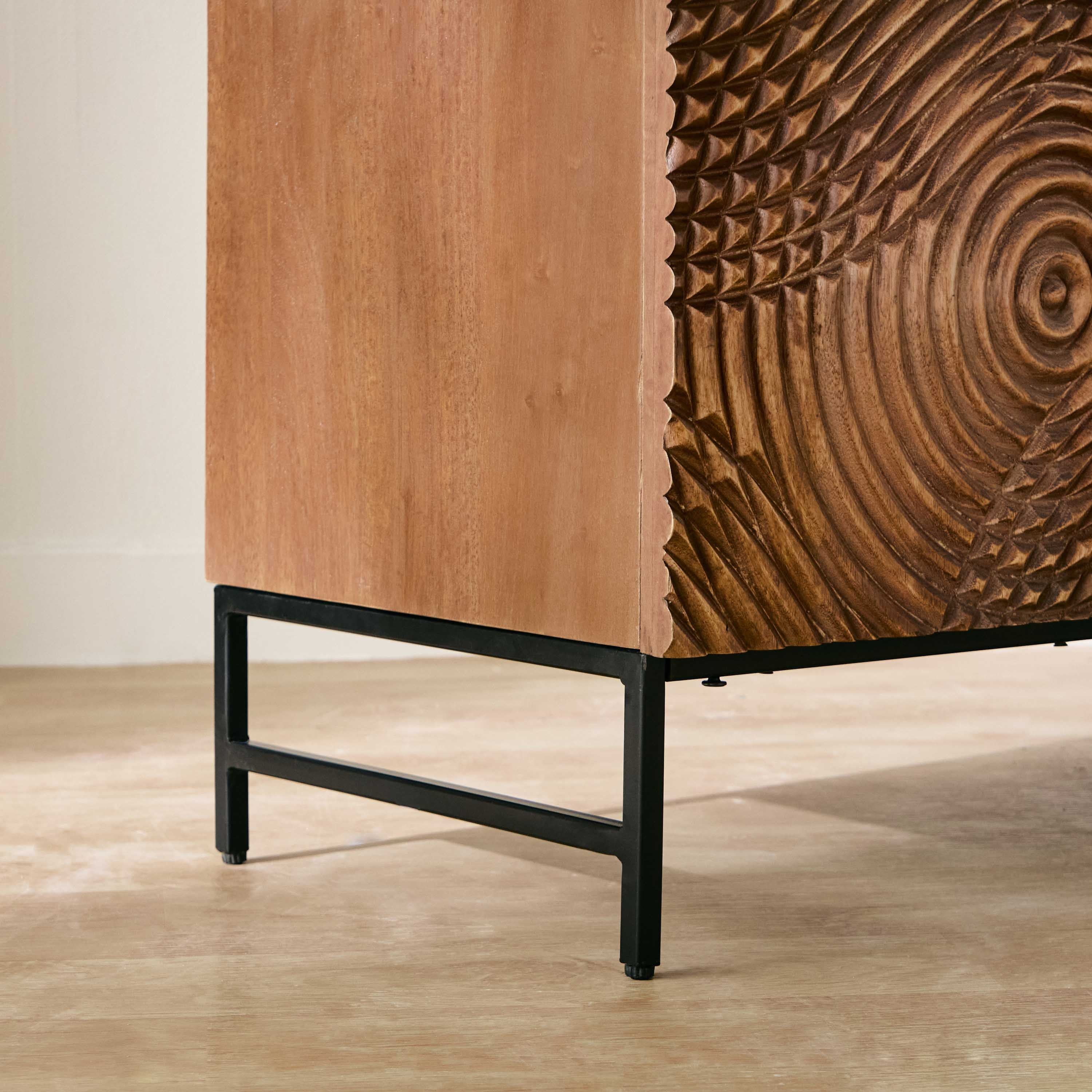 Vendra Engrave 1.6 Metre Solid Wood TV Unit with Genuine Marble Top for TVs up to 70 inches-hbxlivingroom-mediaunitsandstorage-tvunits-image-12