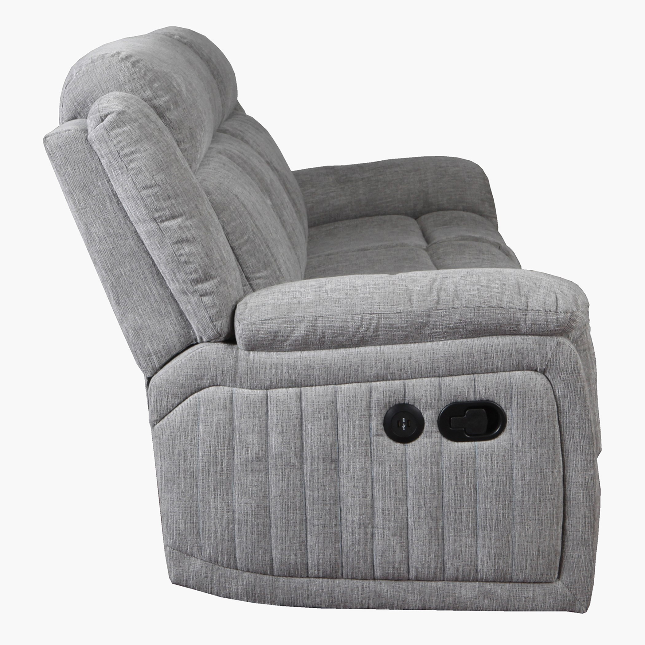 Griffen 3-Seater Recliner Fabric Sofa with USB-hbxfurniture-sofasandarmchairs-reclinersofas-image-9