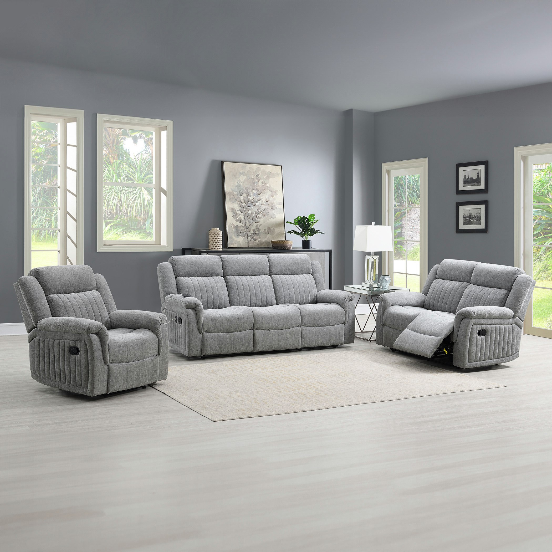 Griffen 2-Seater Recliner Fabric Sofa with USB-hbxfurniture-sofasandarmchairs-reclinersofas-image-11