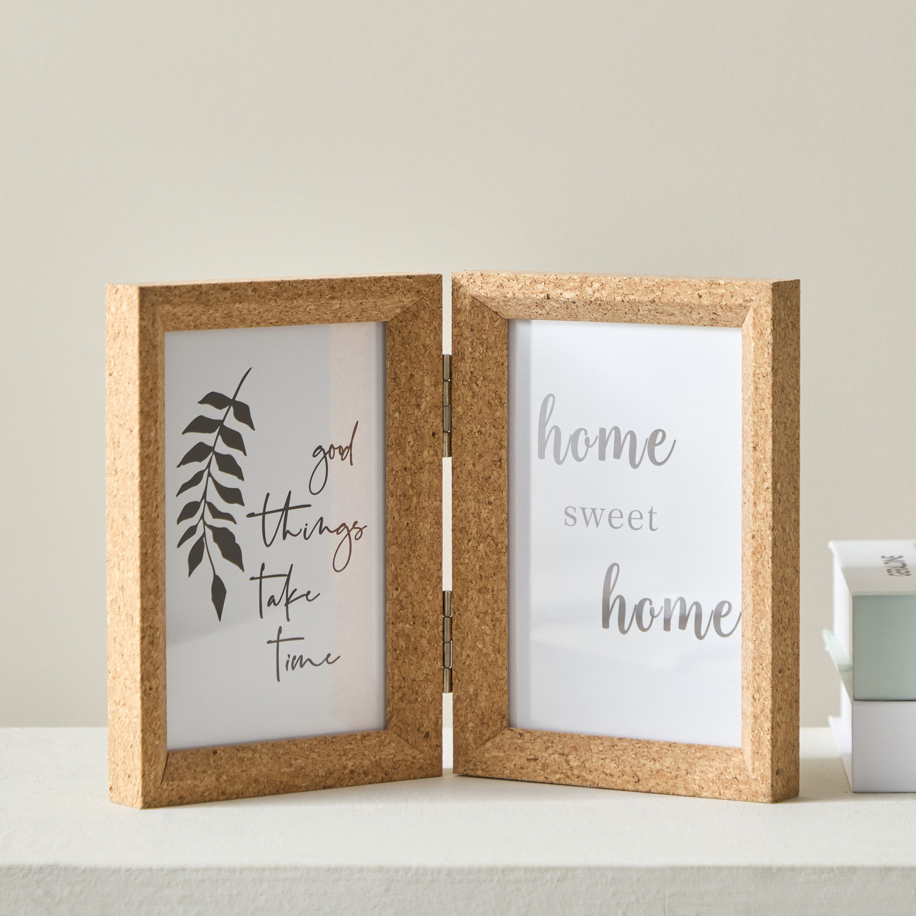 برواز زجاجي لـ2 صورة من صابرينا - 24.5x17x2 سم-hbxbedroom-decorandaccessories-photoframes-image-1