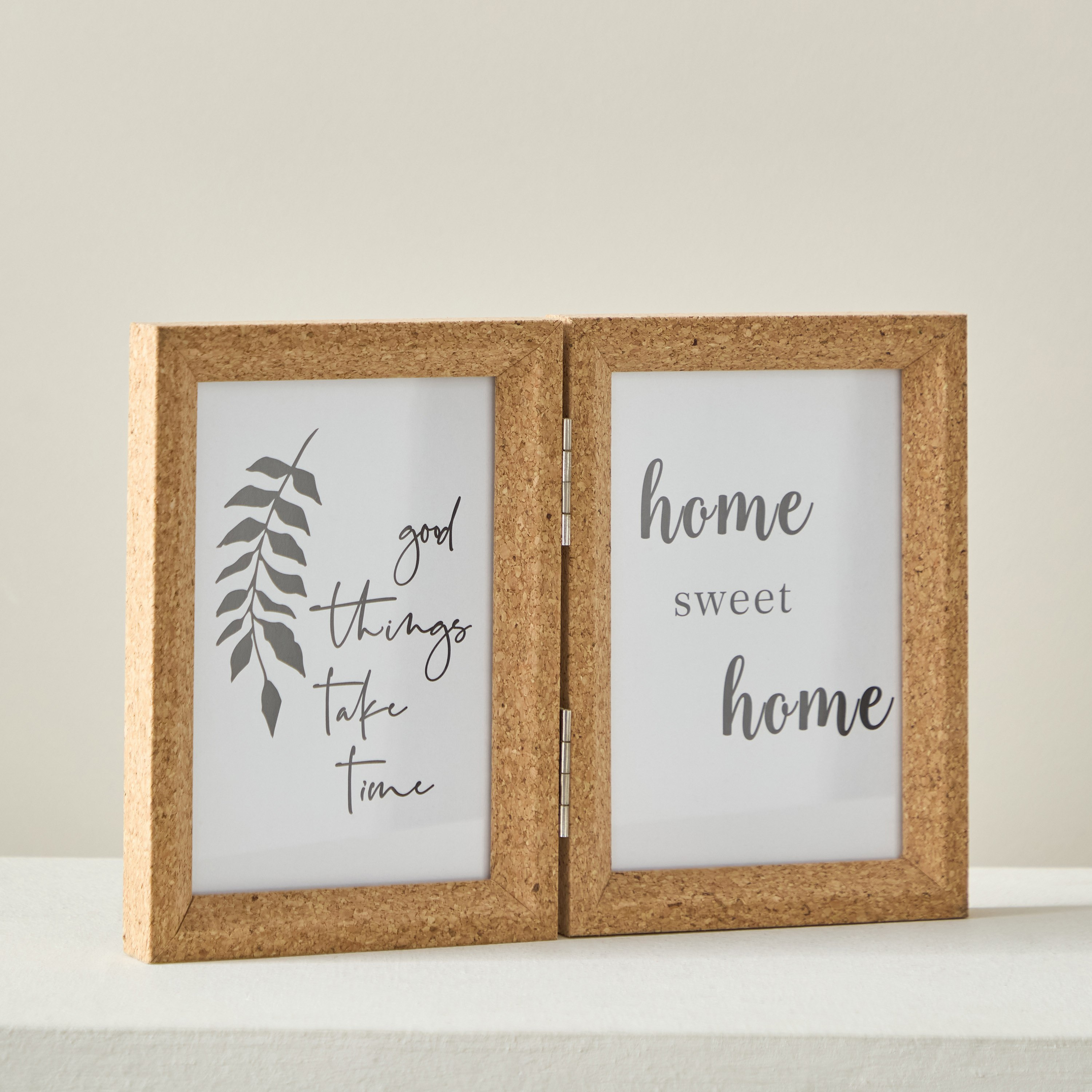 برواز زجاجي لـ2 صورة من صابرينا - 24.5x17x2 سم-hbxbedroom-decorandaccessories-photoframes-image-2