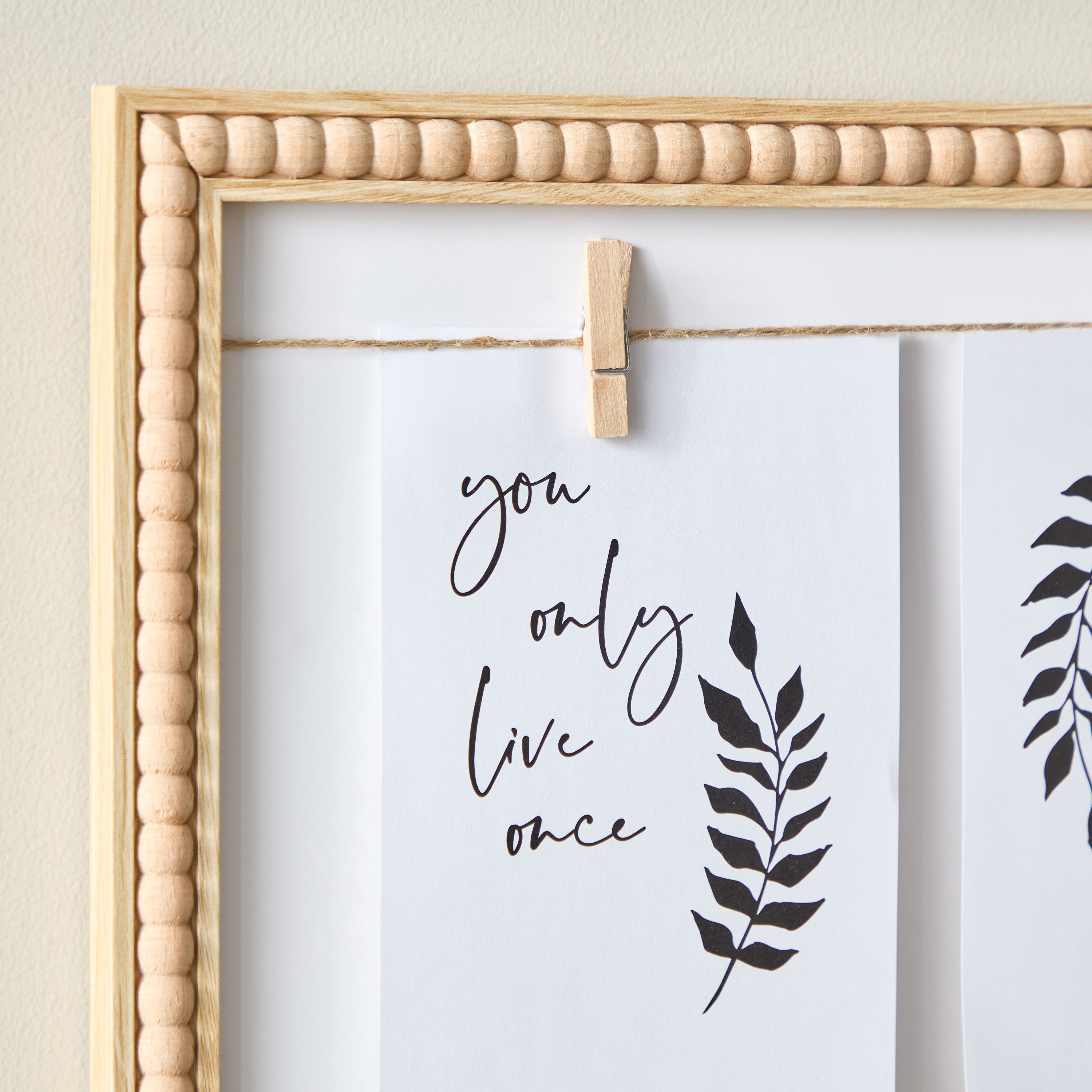 برواز صور زجاج وإم دي إف من سابرينا - 43x23x1.8 سم-hbxbedroom-decorandaccessories-photoframes-image-3
