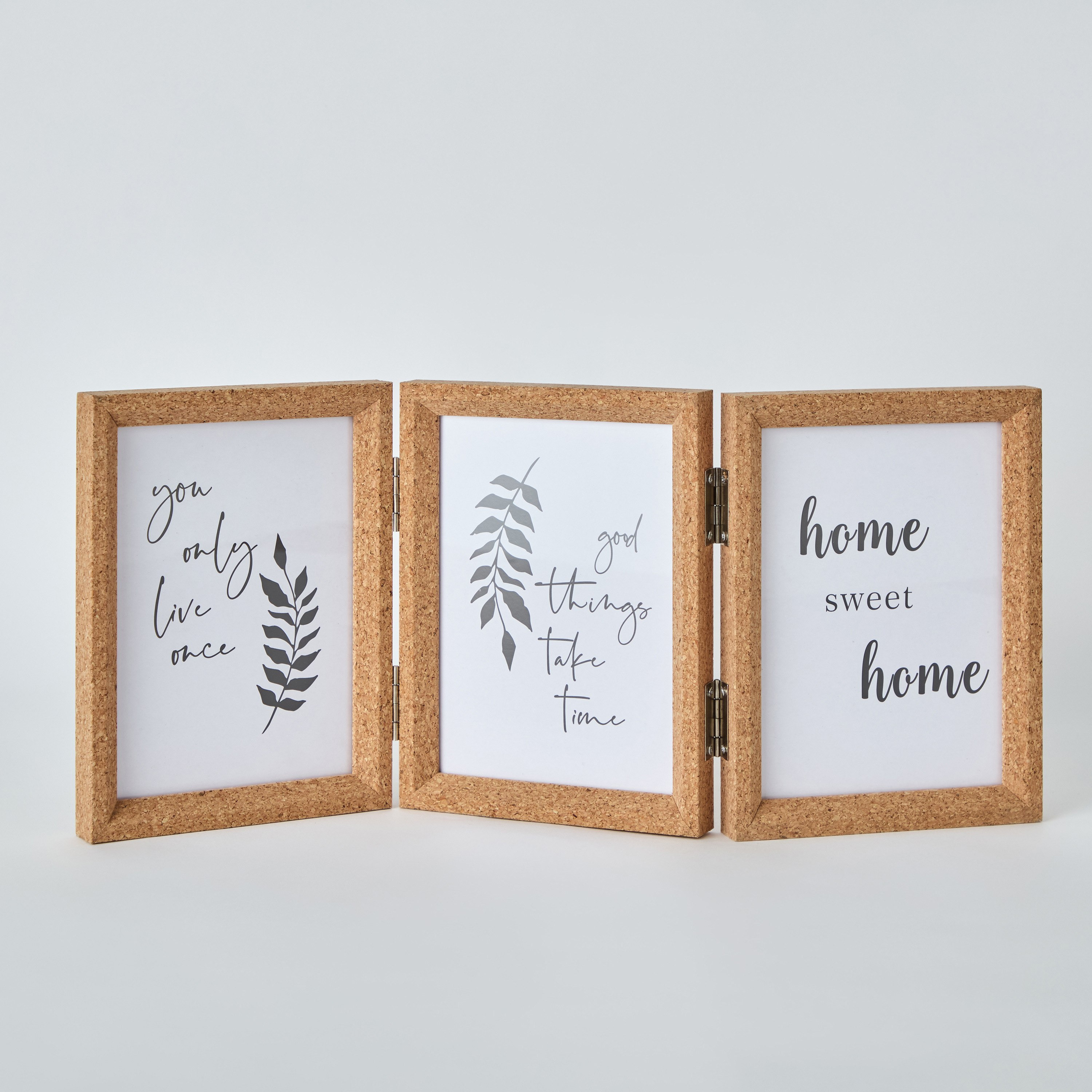 برواز زجاجي لـ3 صور من صابرينا - 45x20x2 سم-hbxbedroom-decorandaccessories-photoframes-image-6