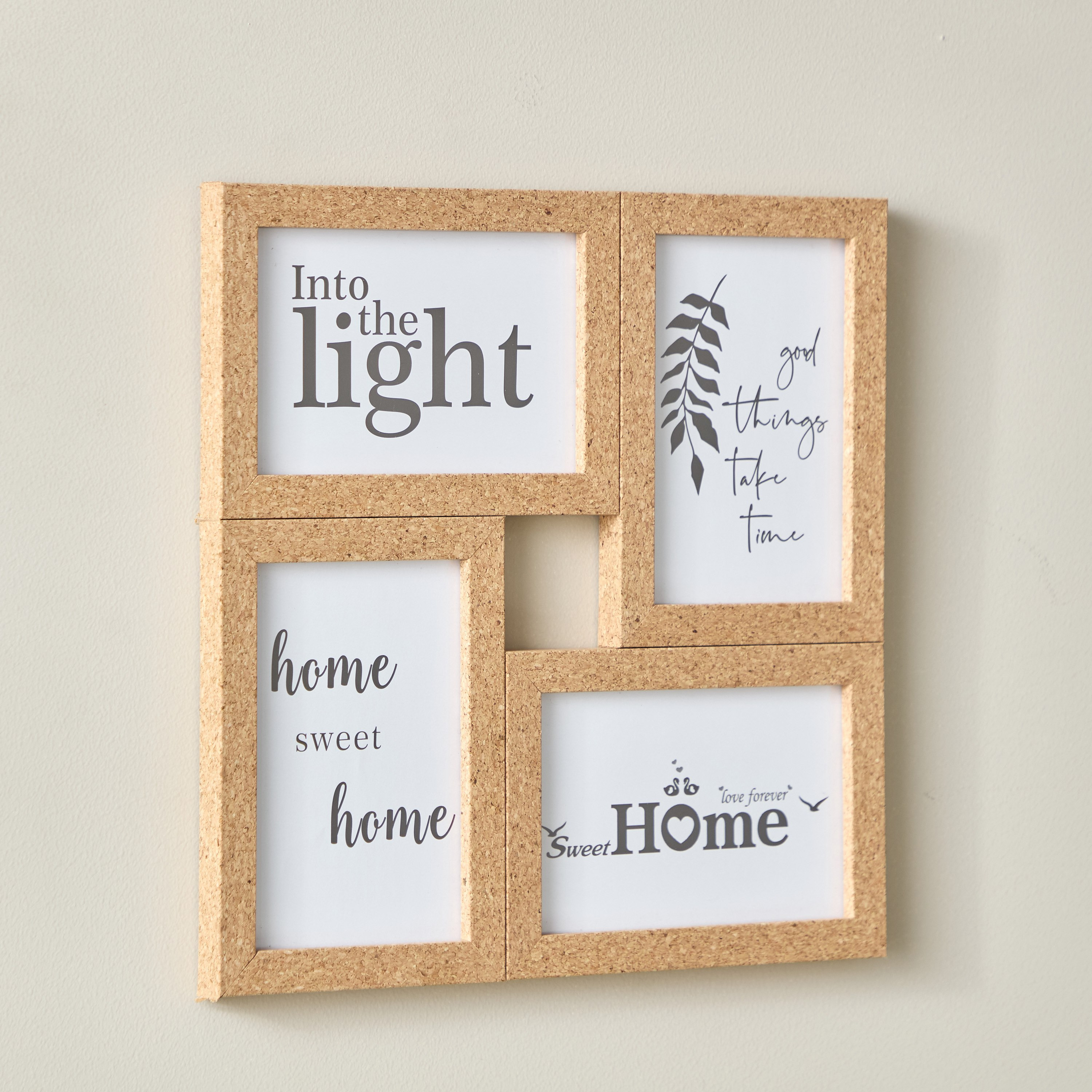 برواز زجاجي لـ4 صور من صابرينا - 29.5x29.5x16 سم-hbxbedroom-decorandaccessories-photoframes-image-1