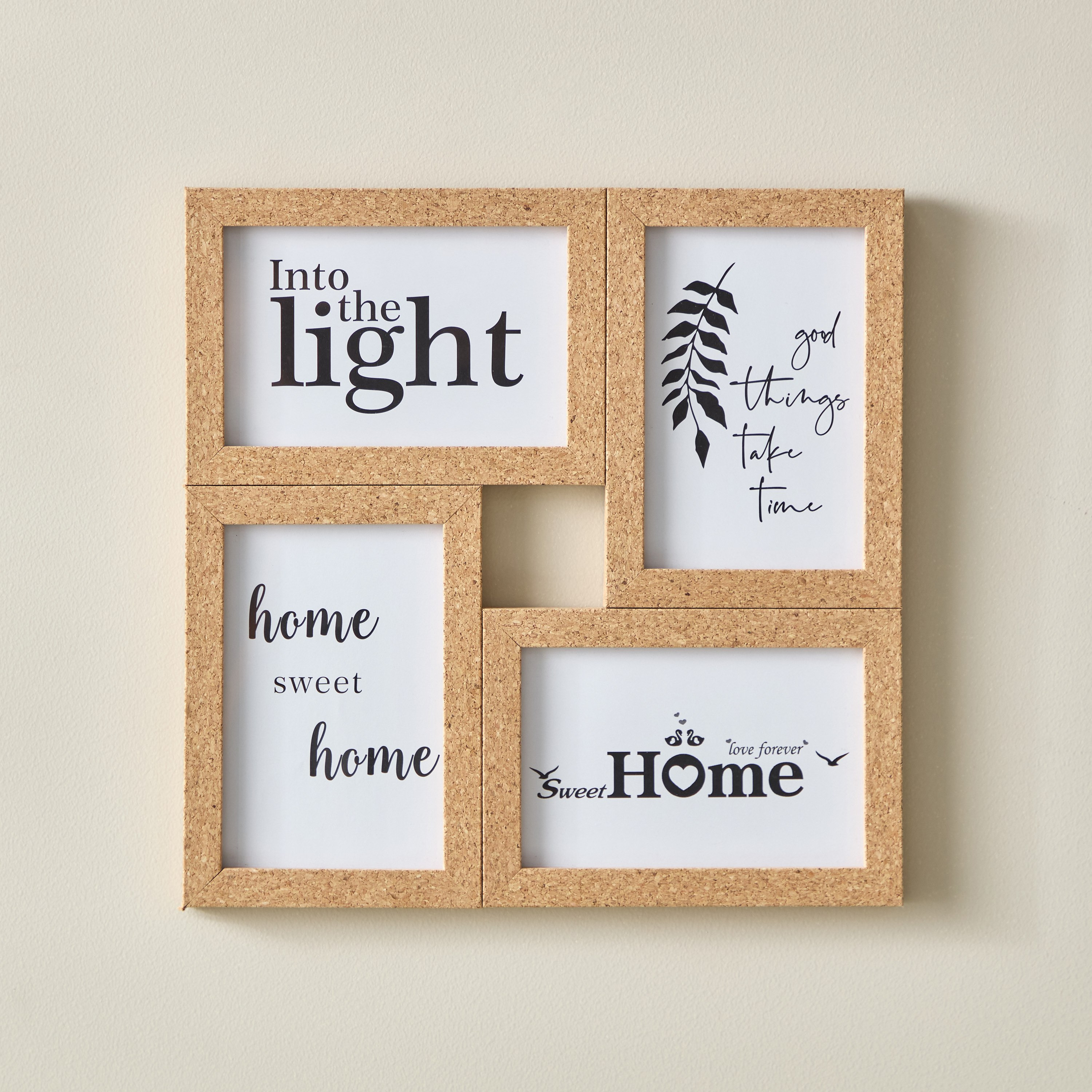 برواز زجاجي لـ4 صور من صابرينا - 29.5x29.5x16 سم-hbxbedroom-decorandaccessories-photoframes-image-2