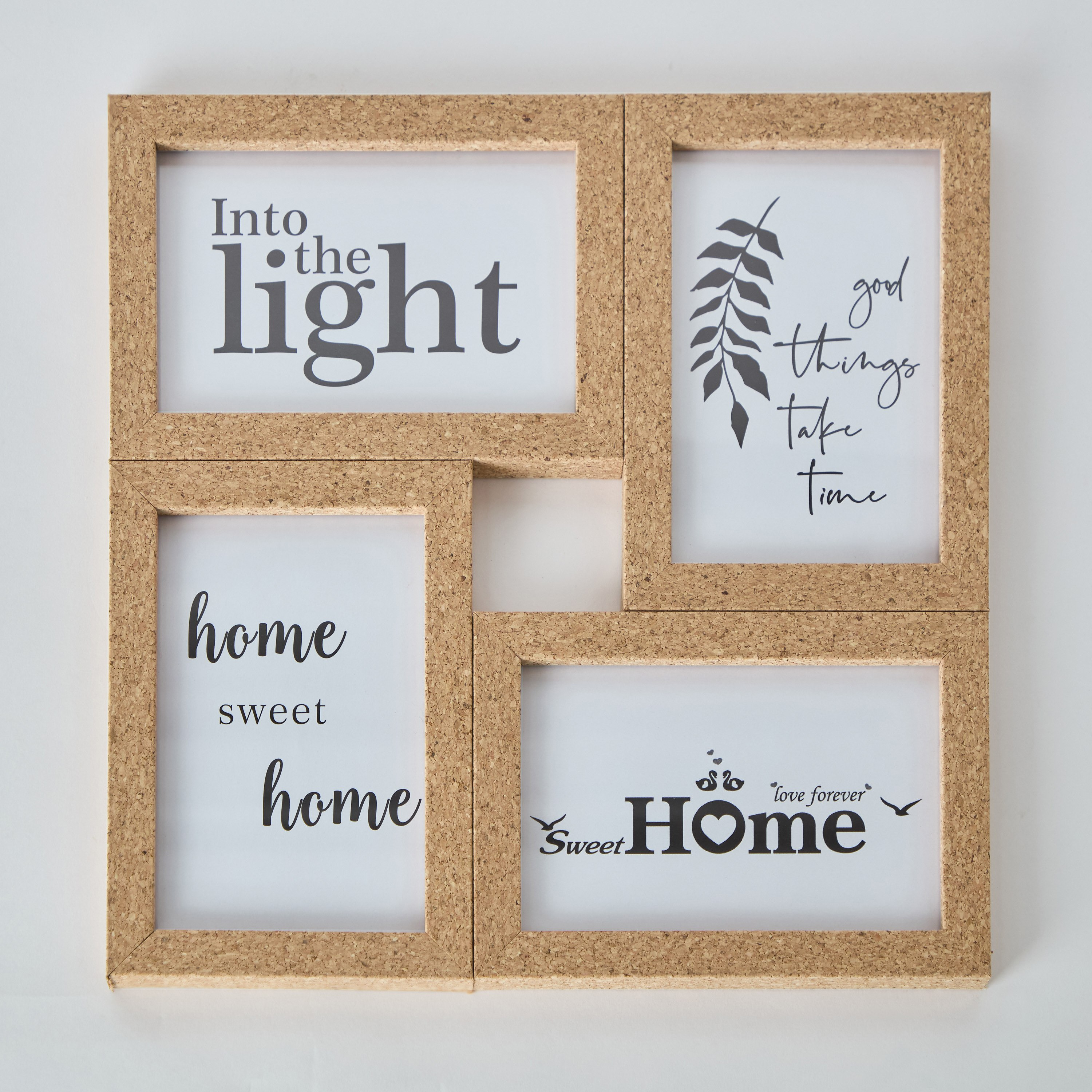 برواز زجاجي لـ4 صور من صابرينا - 29.5x29.5x16 سم-hbxbedroom-decorandaccessories-photoframes-image-5