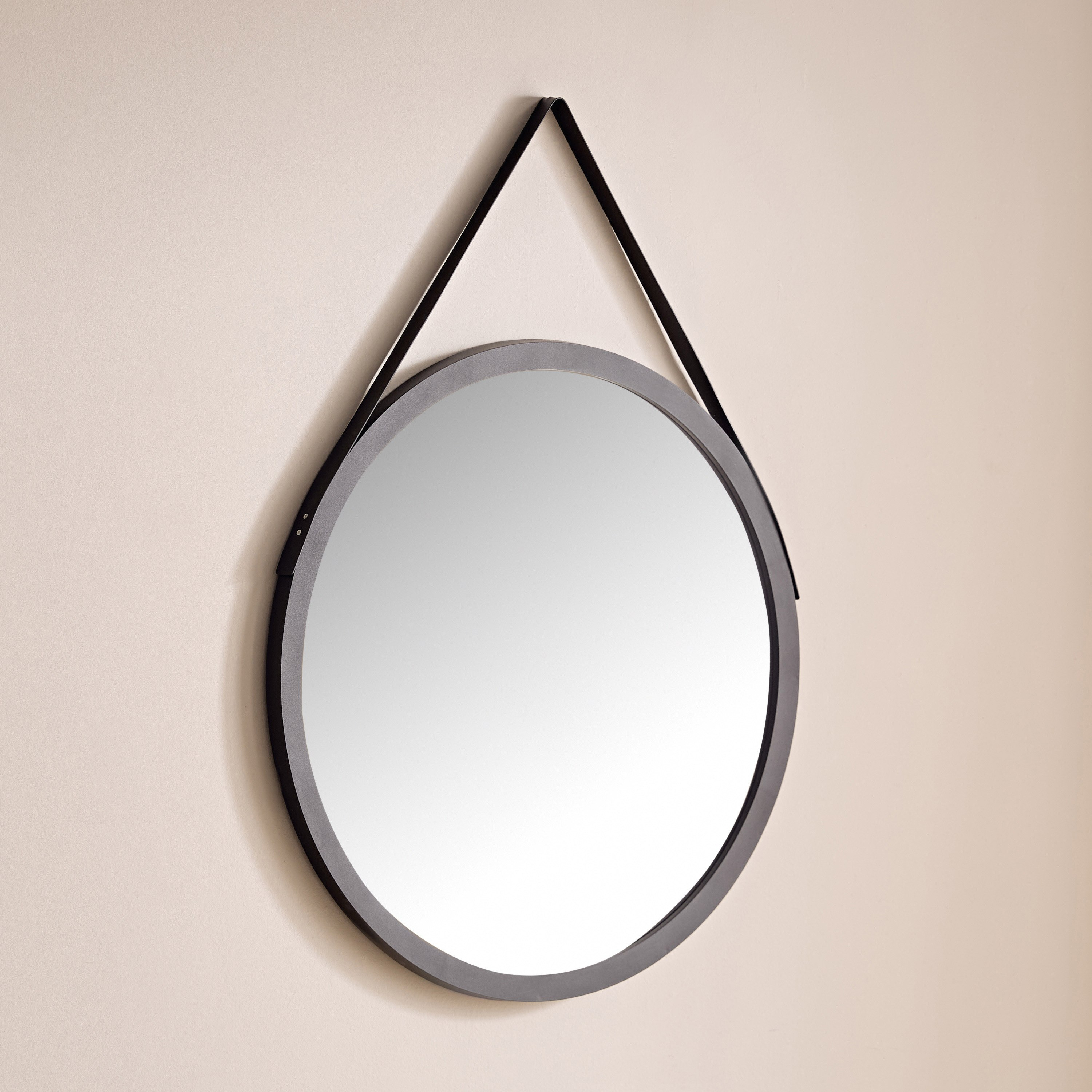 مرآة زجاجية بحزام من صابرينا - 76x76x25 سم-hbxhomeware-hbxdecorandfurnishings-image-1