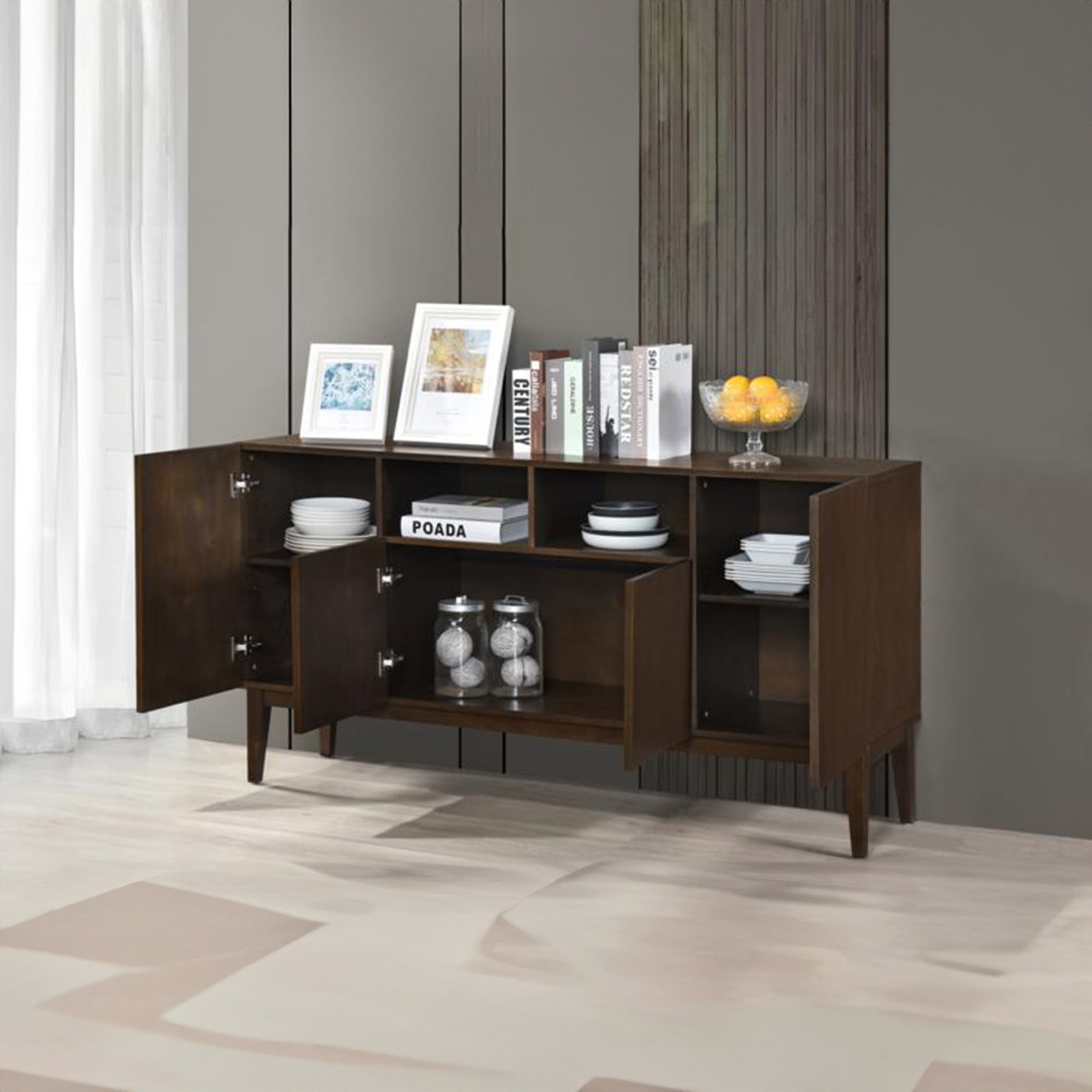 Seaford 4-Door Sideboard-hbxfurniture-diningroom-buffetsandsideboards-image-2