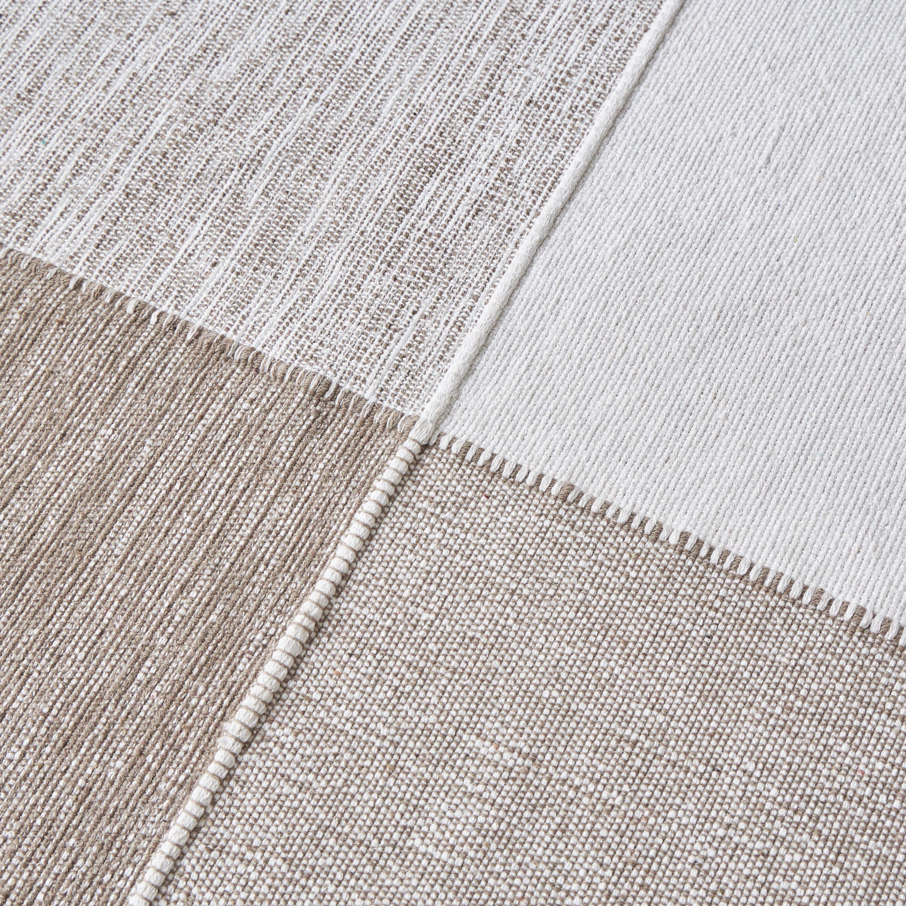 سجادة دوري مقلّمة مصنوعة يدويًا من القطن من ماديسون - 110x160 سم-hbxdecorandfurnishings-floorcoverings-rugs-image-3