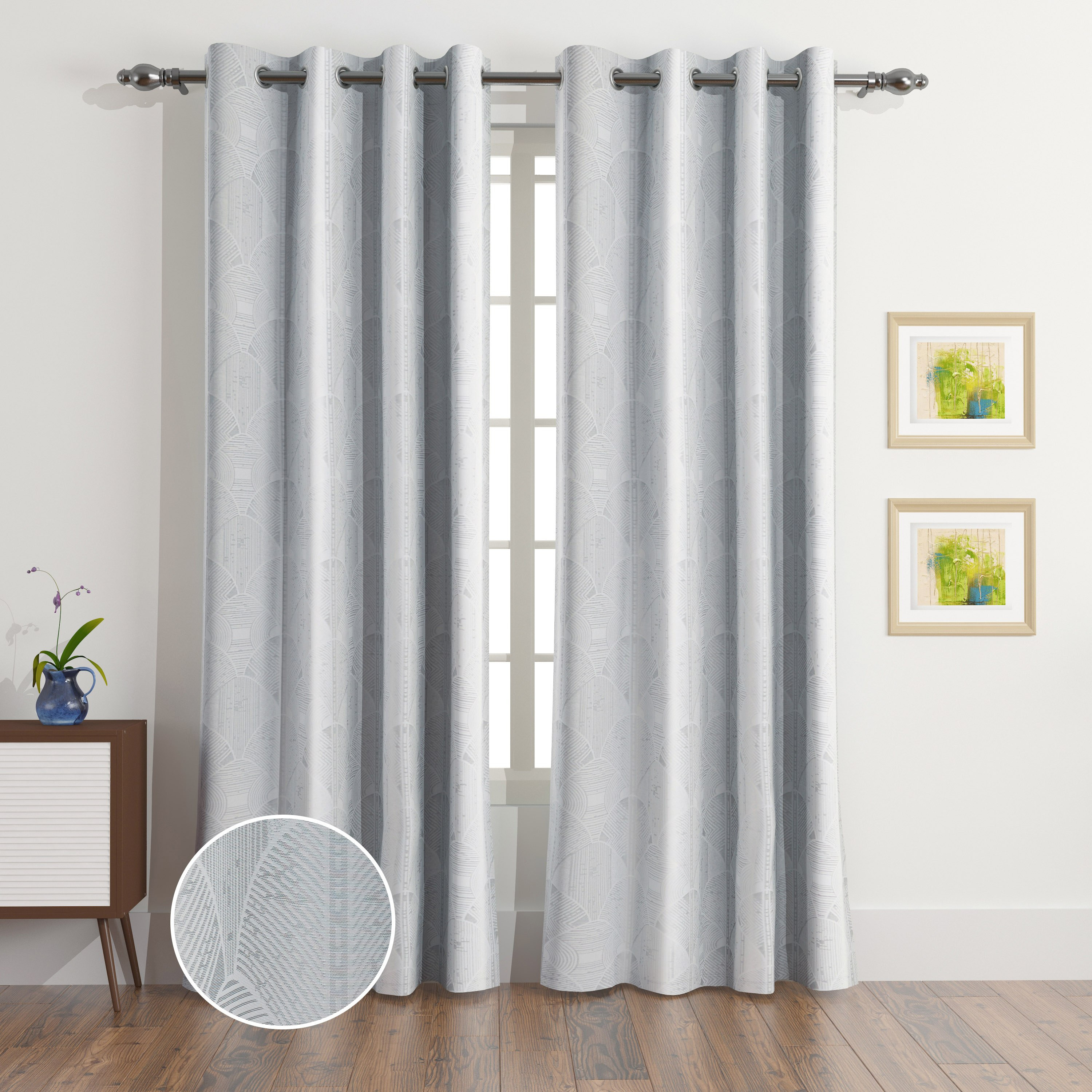 زوج ستائر جاكار لوريتو من أونتاريو - 140x240 سم-hbxhomeware-hbxdecorandfurnishings-image-1