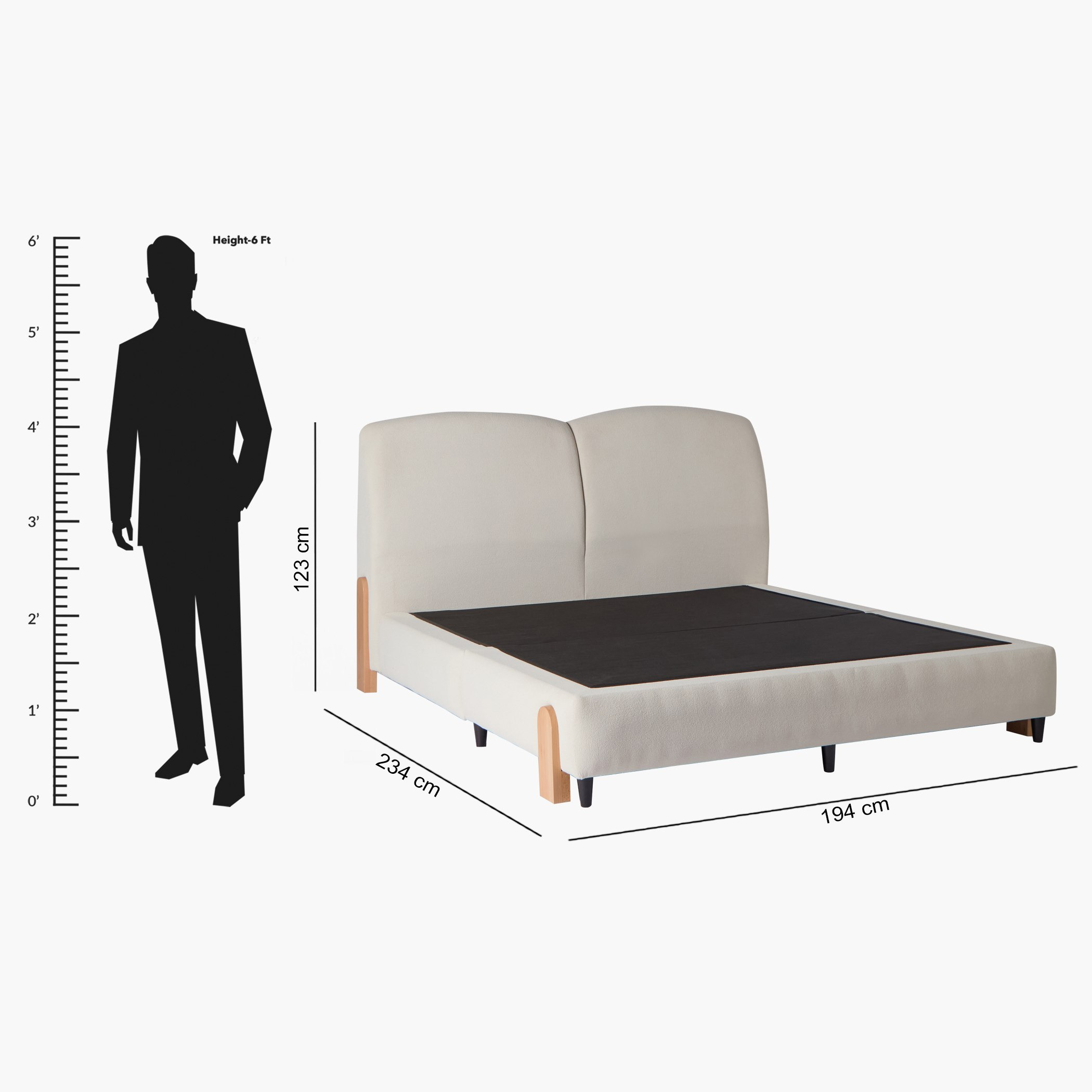 Movo Nordica Abby Upholstered King Bed - 180x200 cm-PROMO_HB_UAE_HBX10_250526-image-11