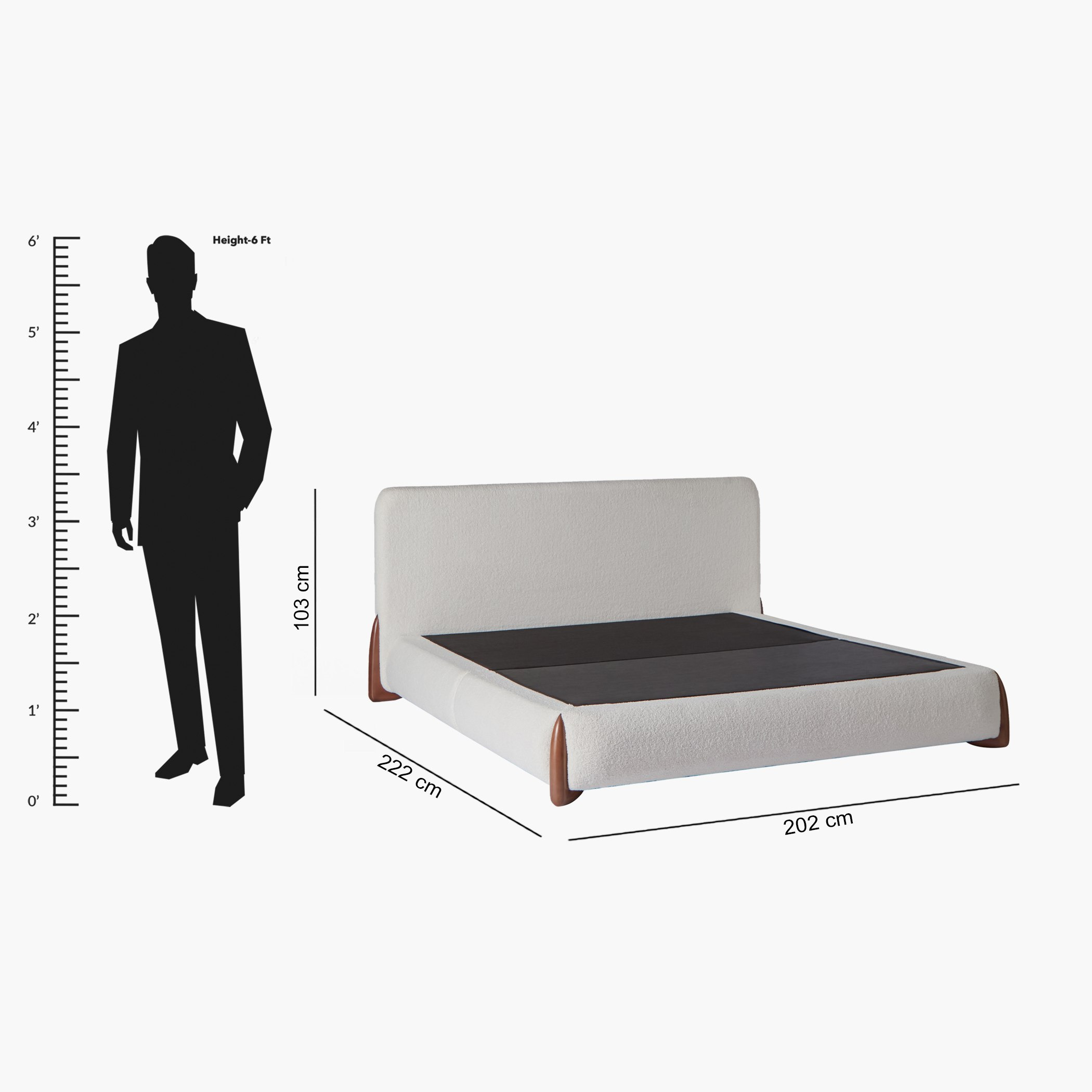 Movo Pearl Tuscany Upholstered King Bed - 180x200 cm-PROMO_HB_UAE_HBX10_250526-image-14