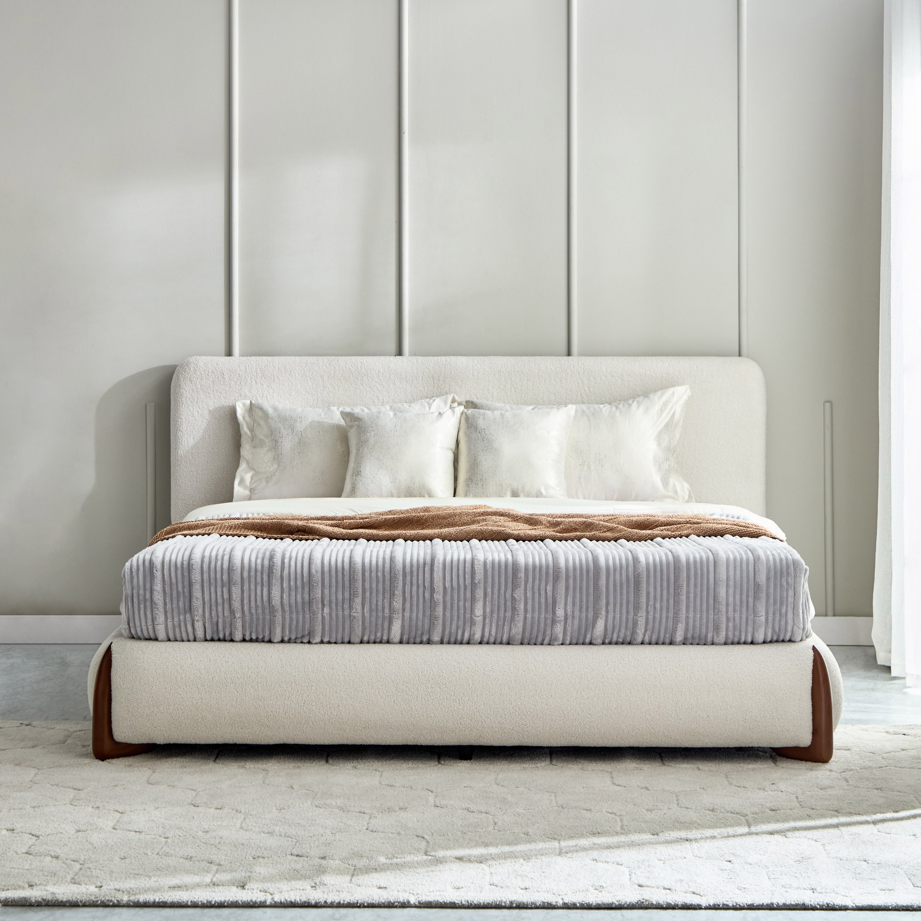 Movo Pearl Tuscany Upholstered King Bed - 180x200 cm-PROMO_HB_UAE_HBX10_250526-image-2