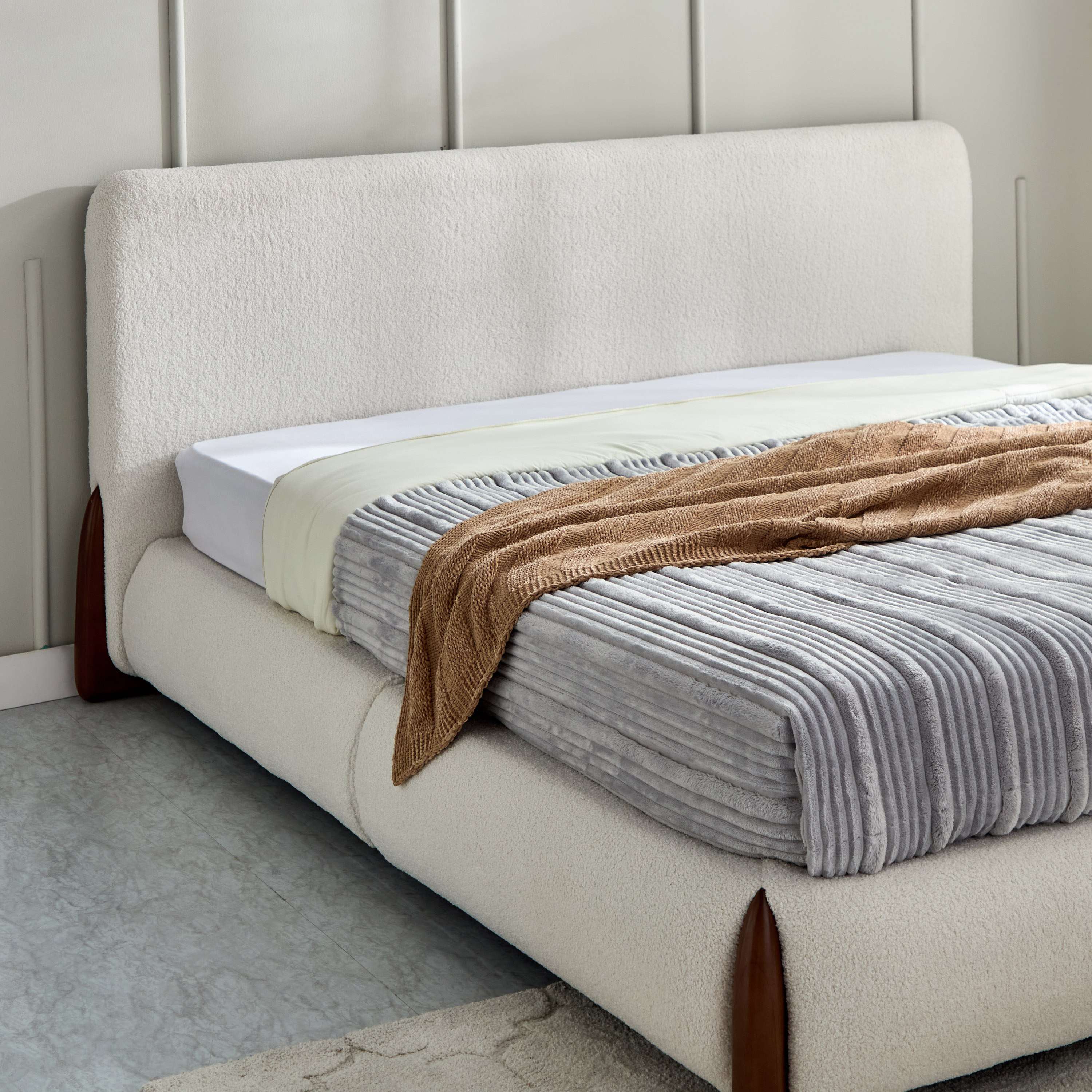 Movo Pearl Tuscany Upholstered King Bed - 180x200 cm-PROMO_HB_UAE_HBX10_250526-image-7