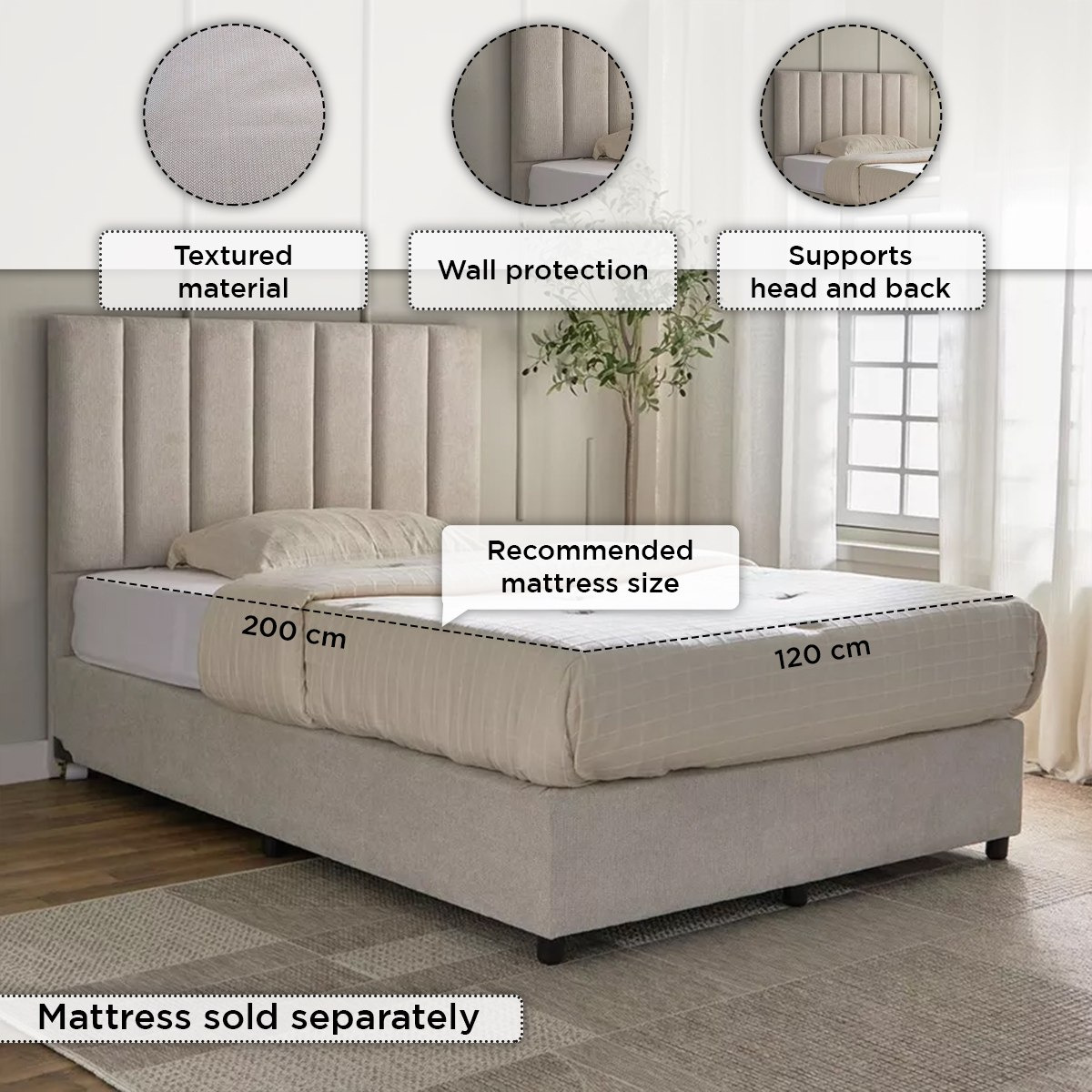 Movo iBliss Fabric Twin Bed - 120x200 cm-PROMO_HB_SA_HBX10_TH1000_NEW_031025-image-6