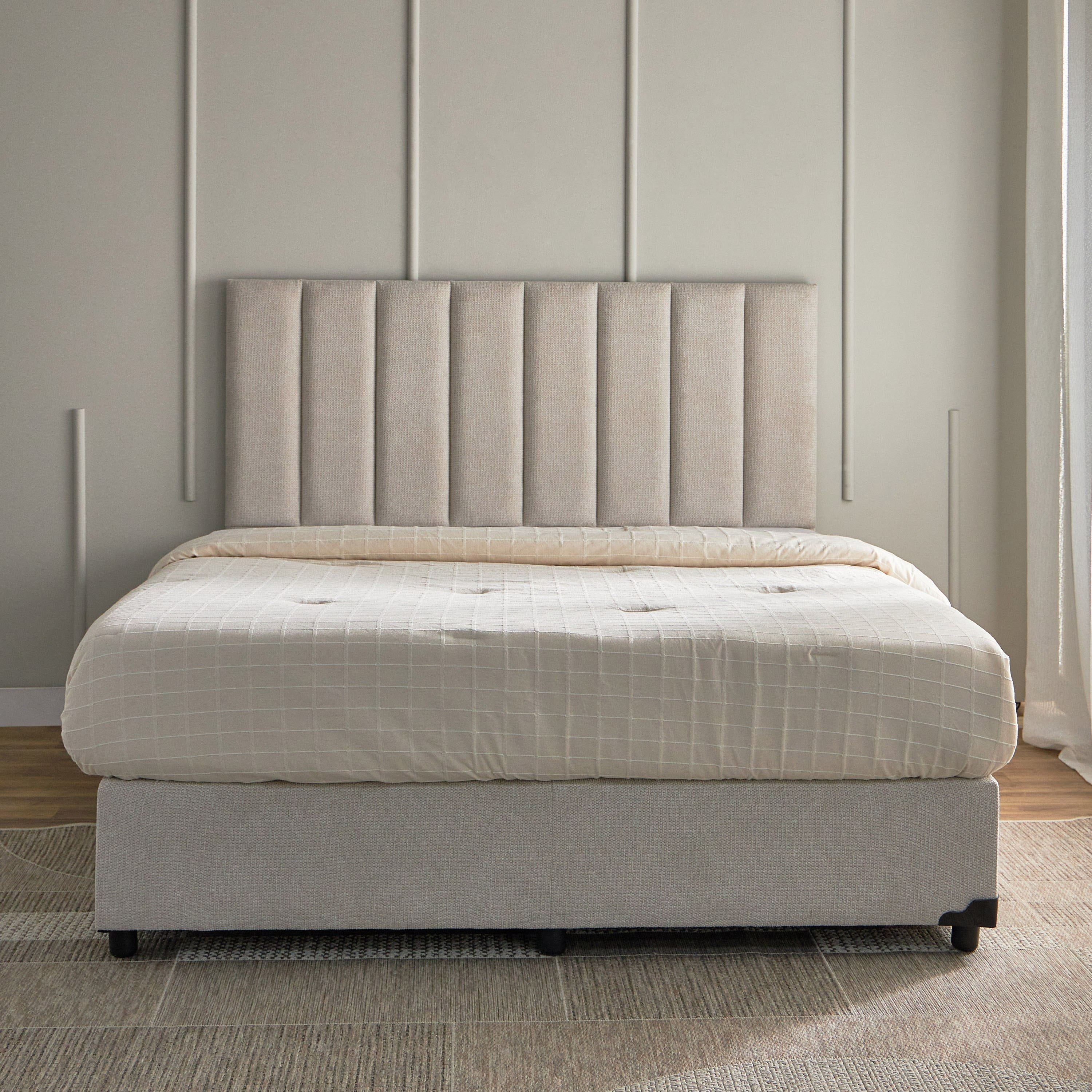 Movo iBliss Fabric Queen Bed - 140x200 cm-hbxbedroom-bedsandbedsets-beds-queen-image-2
