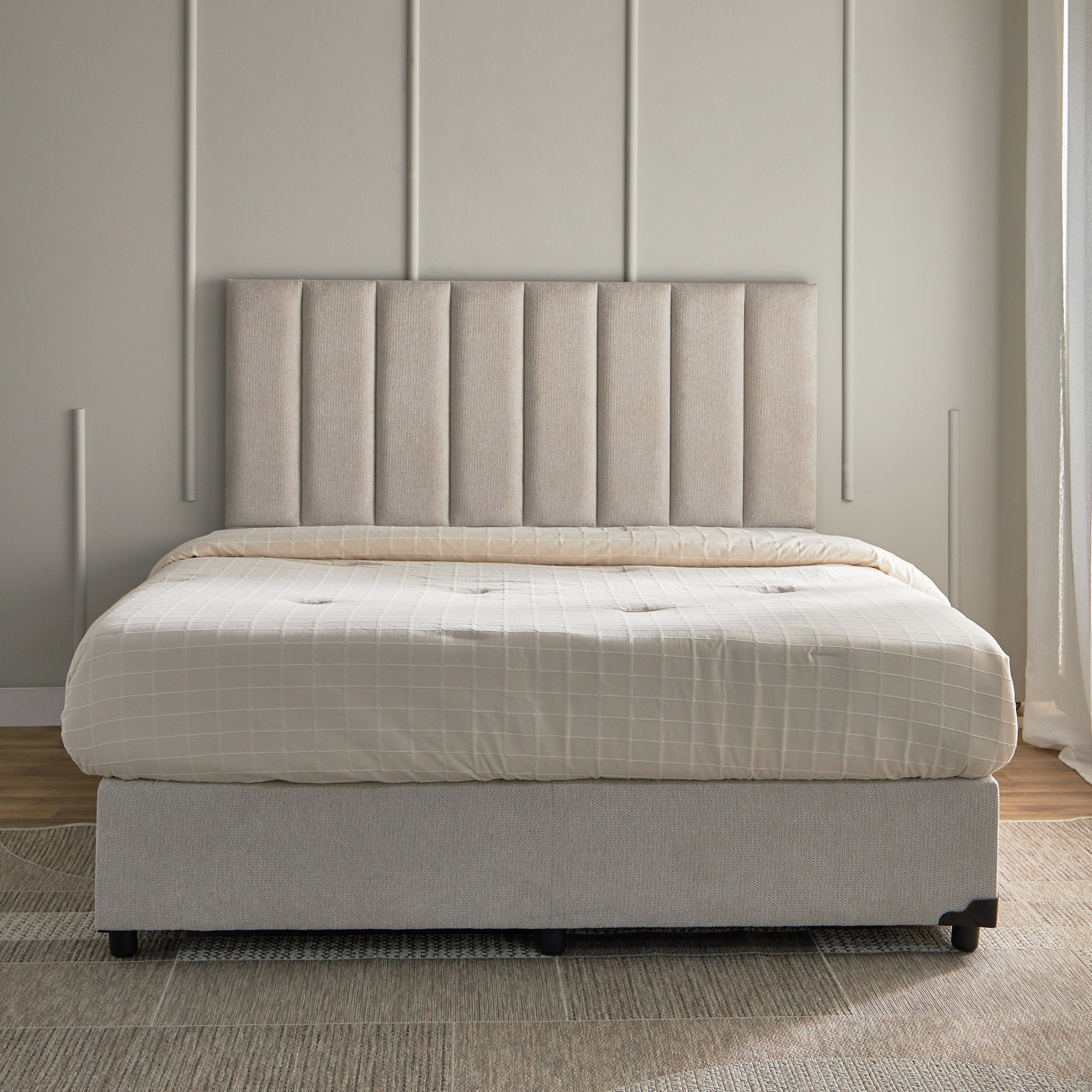 Movo iBliss Fabric Queen Bed - 160x200 cm-hbxbedroom-bedsandbedsets-beds-queen-image-2