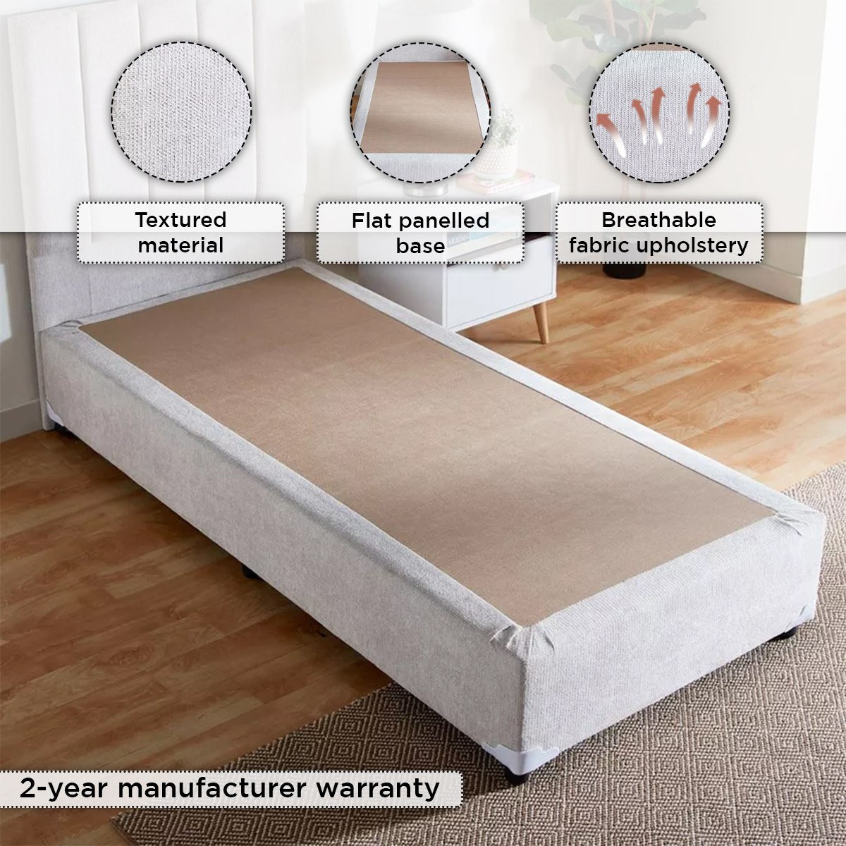 Movo iBliss Fabric Single Bed Base - 90x200 cm-PROMO_HB_SA_HBX10_TH1000_NEW_031025-image-5