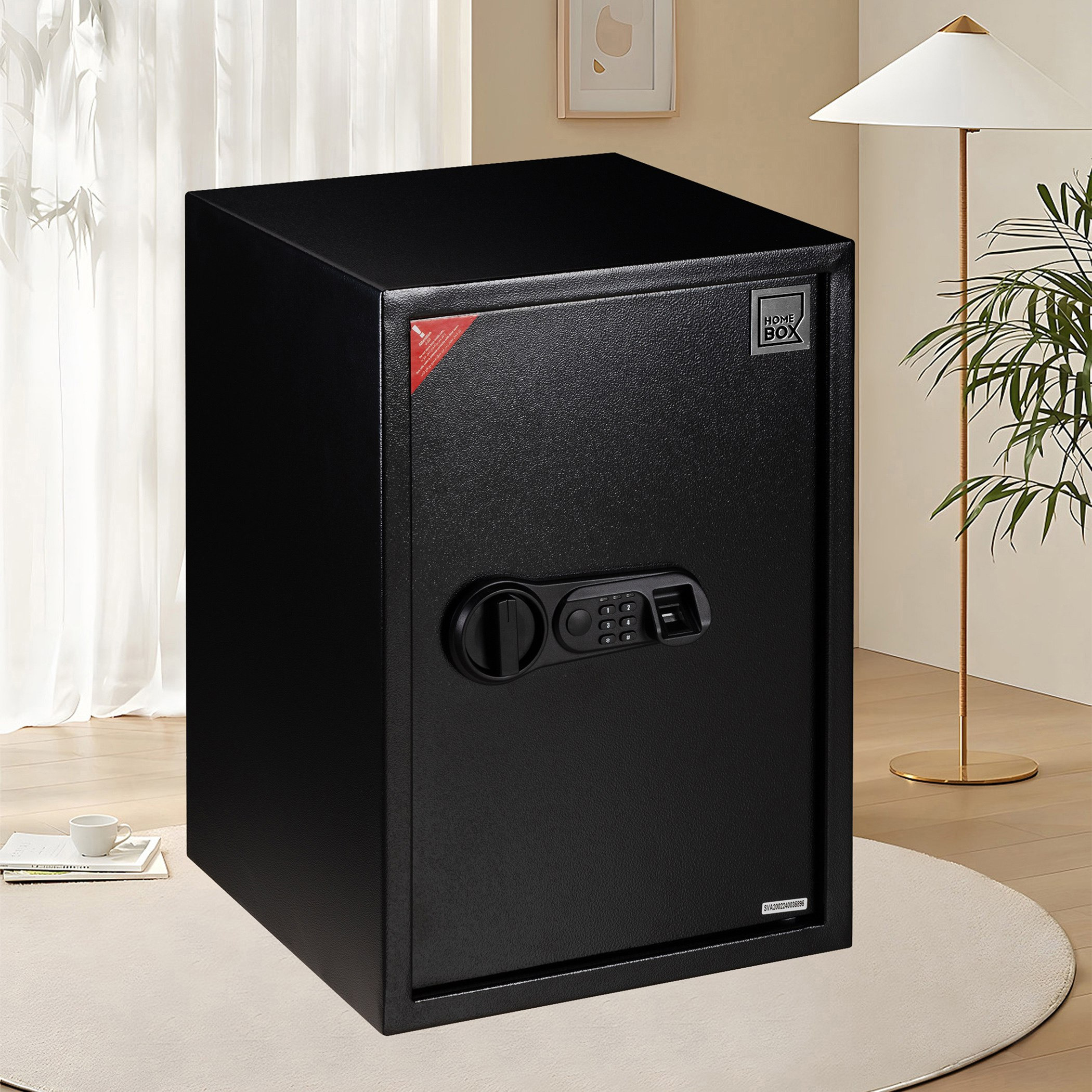 Topaz Jewellery Digital Home Safe with Fingerprint Reader and Removeable Shelf - 35x31x50 cm-PROMO_HB_UAE_HBX10_250526-image-3