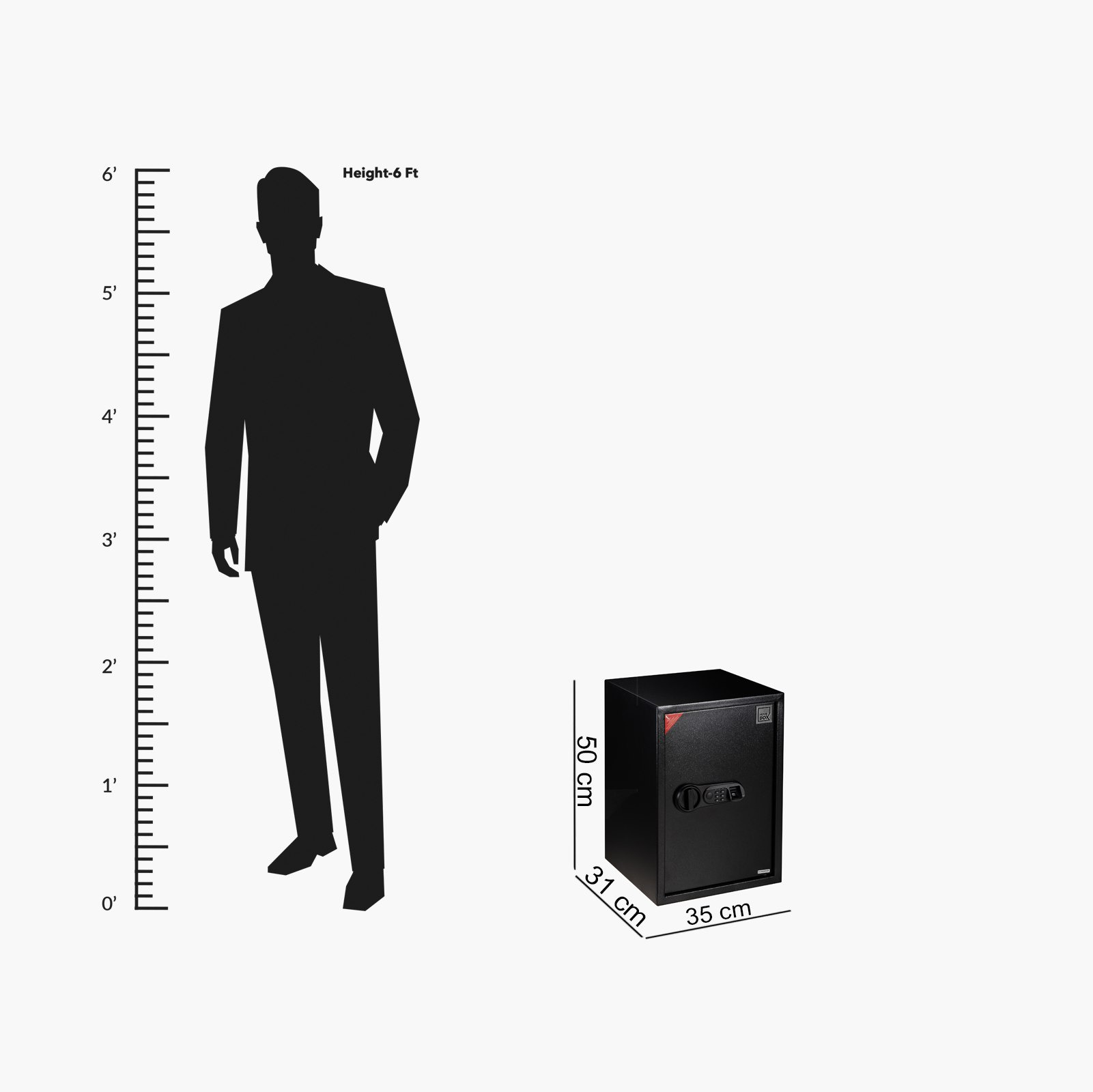 Topaz Jewellery Digital Home Safe with Fingerprint Reader and Removeable Shelf - 35x31x50 cm-PROMO_HB_UAE_HBX10_250526-image-24