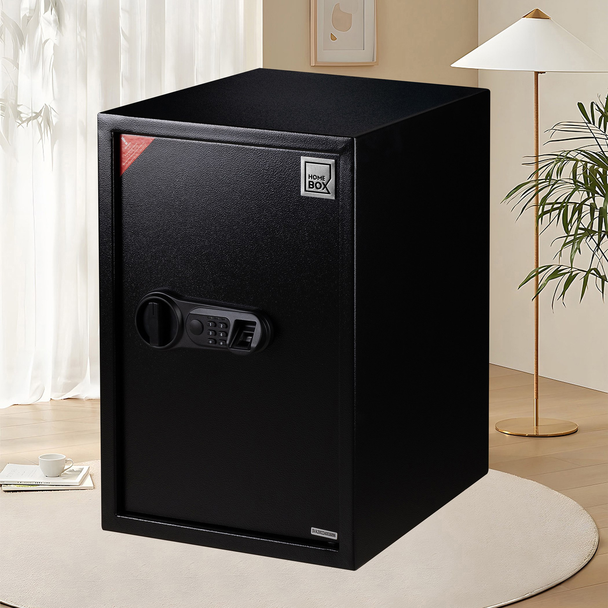 Topaz Jewellery Digital Home Safe with Fingerprint Reader and Removeable Shelf - 35x31x50 cm-PROMO_HB_UAE_HBX10_250526-image-4