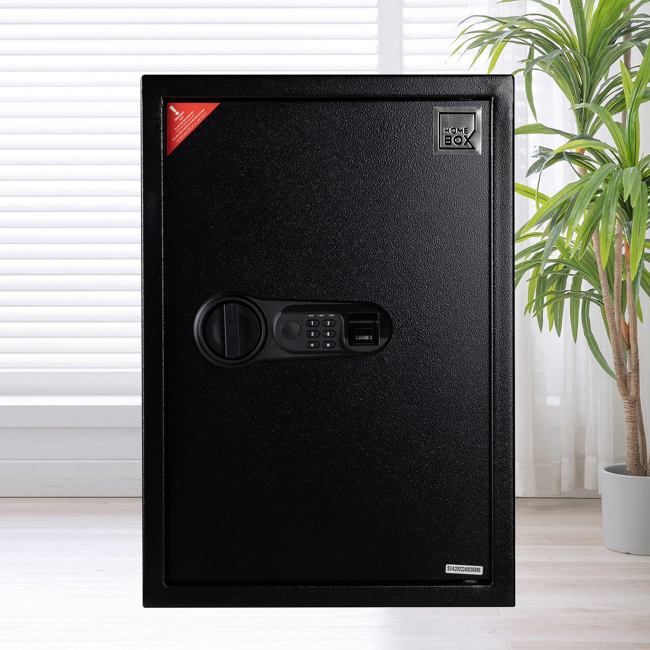 Topaz Jewellery Digital Home Safe with Fingerprint Reader and Removeable Shelf - 35x31x50 cm-PROMO_HB_UAE_HBX10_250526-image-10