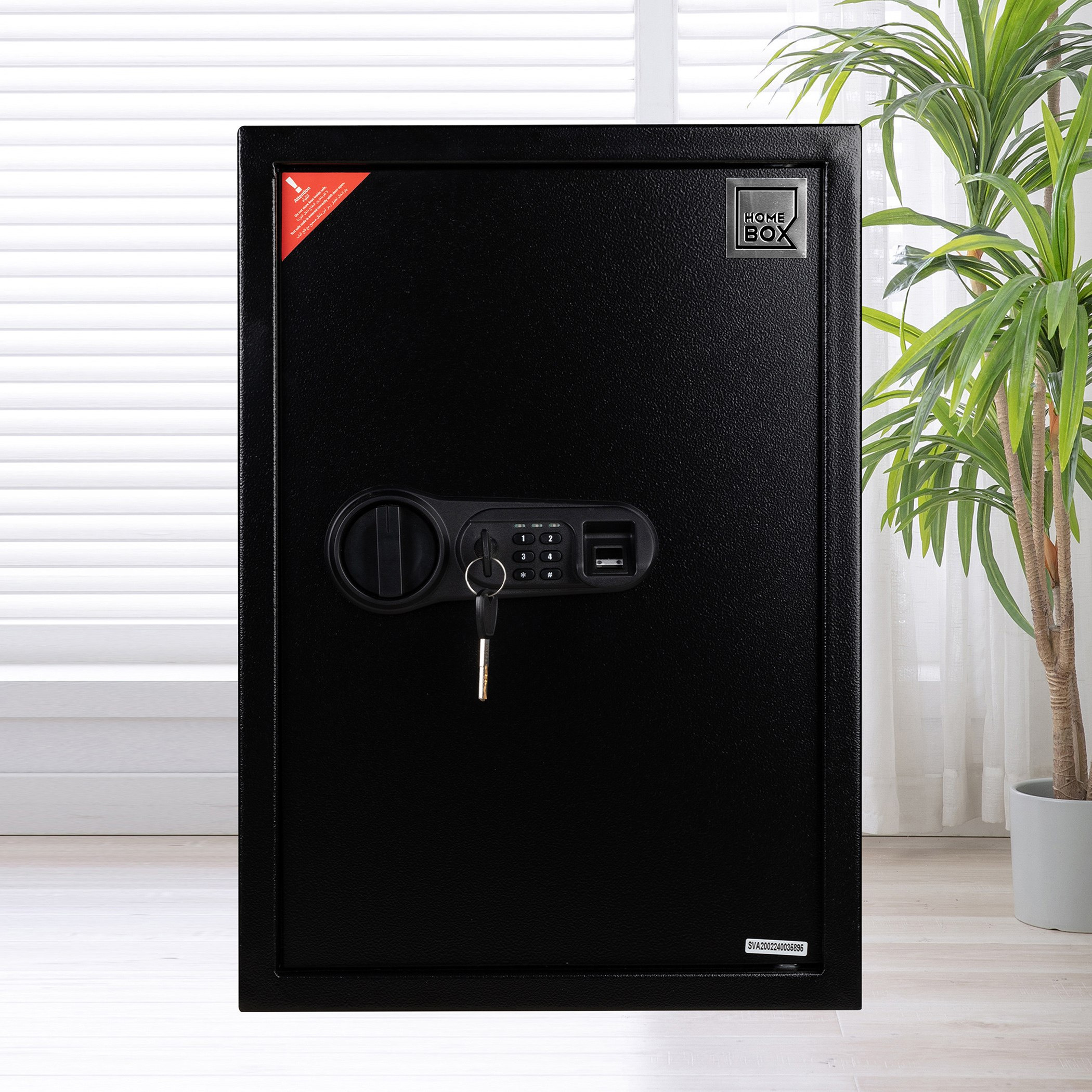 Topaz Jewellery Digital Home Safe with Fingerprint Reader and Removeable Shelf - 35x31x50 cm-PROMO_HB_UAE_HBX10_250526-image-12