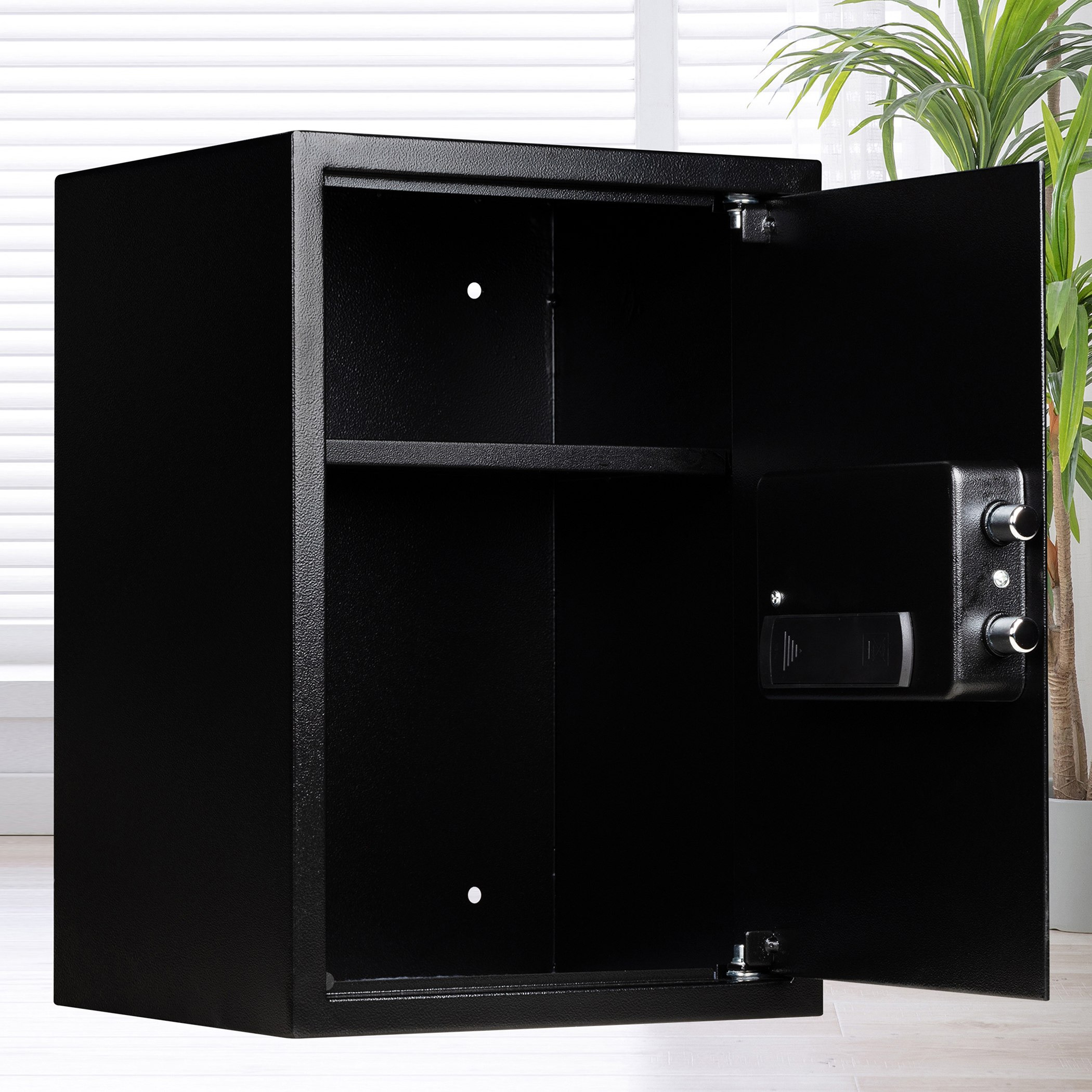 Topaz Jewellery Digital Home Safe with Fingerprint Reader and Removeable Shelf - 35x31x50 cm-PROMO_HB_UAE_HBX10_250526-image-14