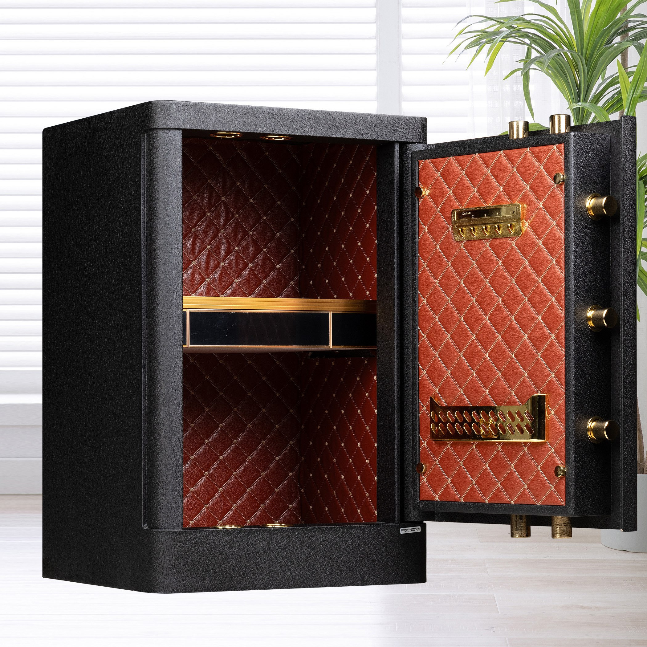 Topaz Jewellery Digital Home Safe with Fingerprint Reader and Drawer - 45x40x70 cm-PROMO_HB_UAE_HBX10_250526-image-3