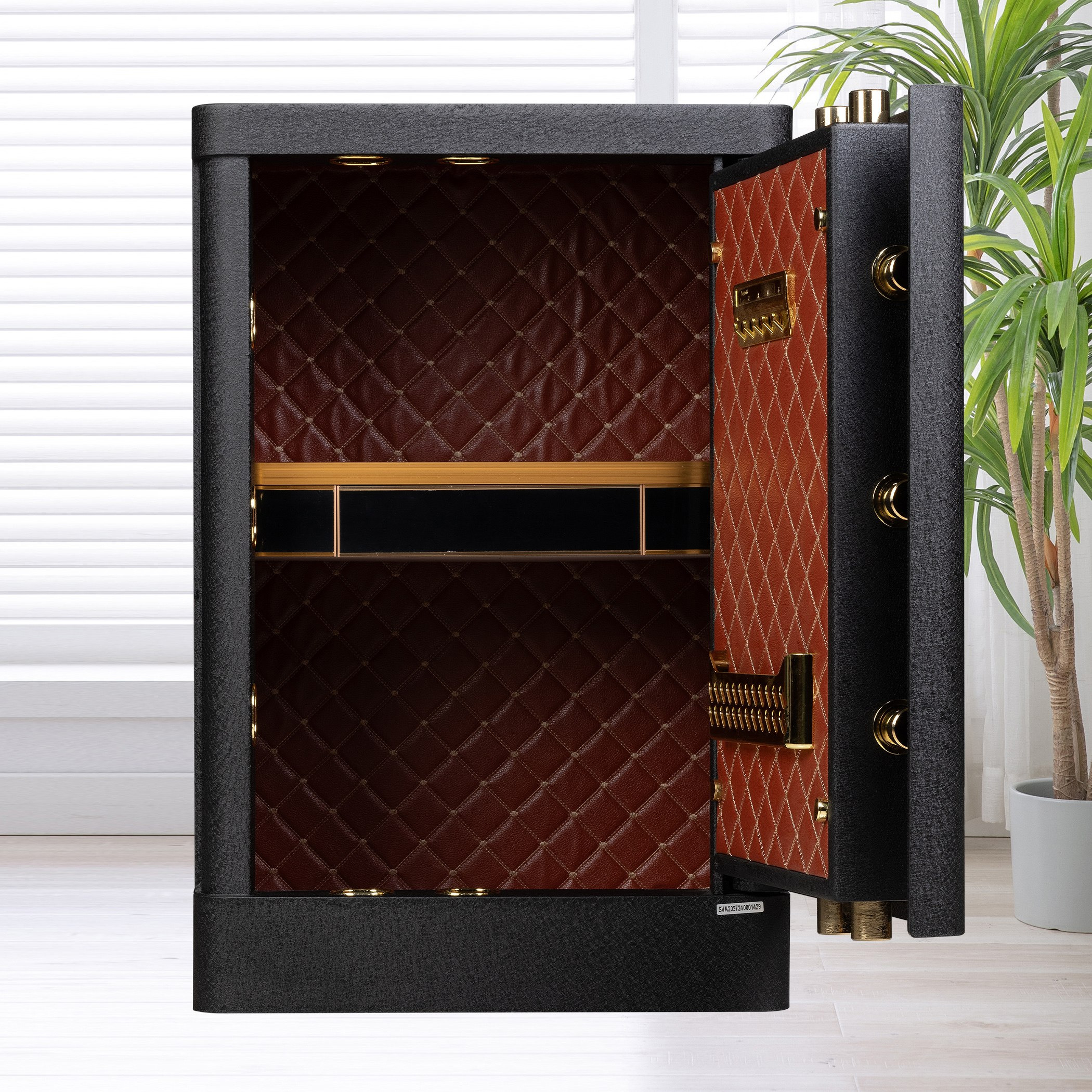 Topaz Jewellery Digital Home Safe with Fingerprint Reader and Drawer - 45x40x70 cm-PROMO_HB_UAE_HBX10_250526-image-4