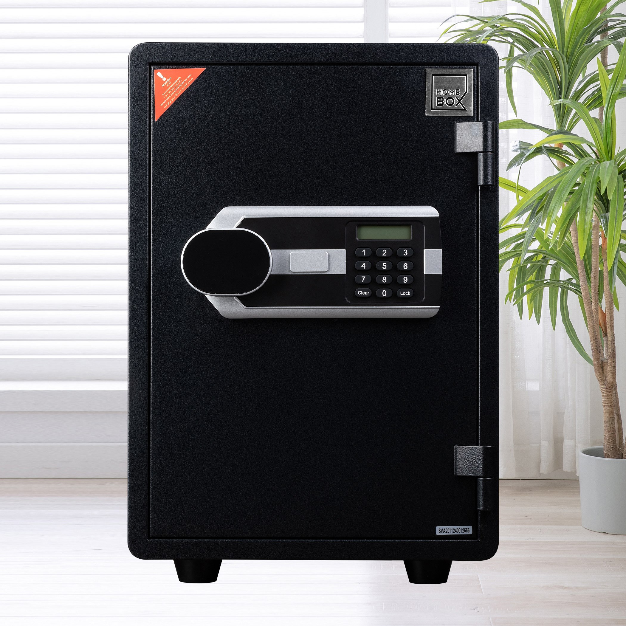 Phoenix Jewellery Digital Fireproof Home Safe with Removeable Shelf - 35x39x50 cm-hbxfurniture-bedroom-homesafes-image-2