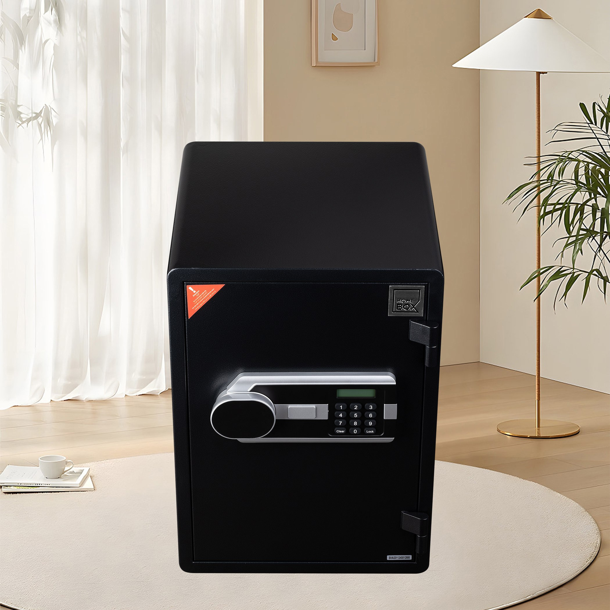 Phoenix Jewellery Digital Fireproof Home Safe with Removeable Shelf - 35x39x50 cm-hbxfurniture-bedroom-homesafes-image-14