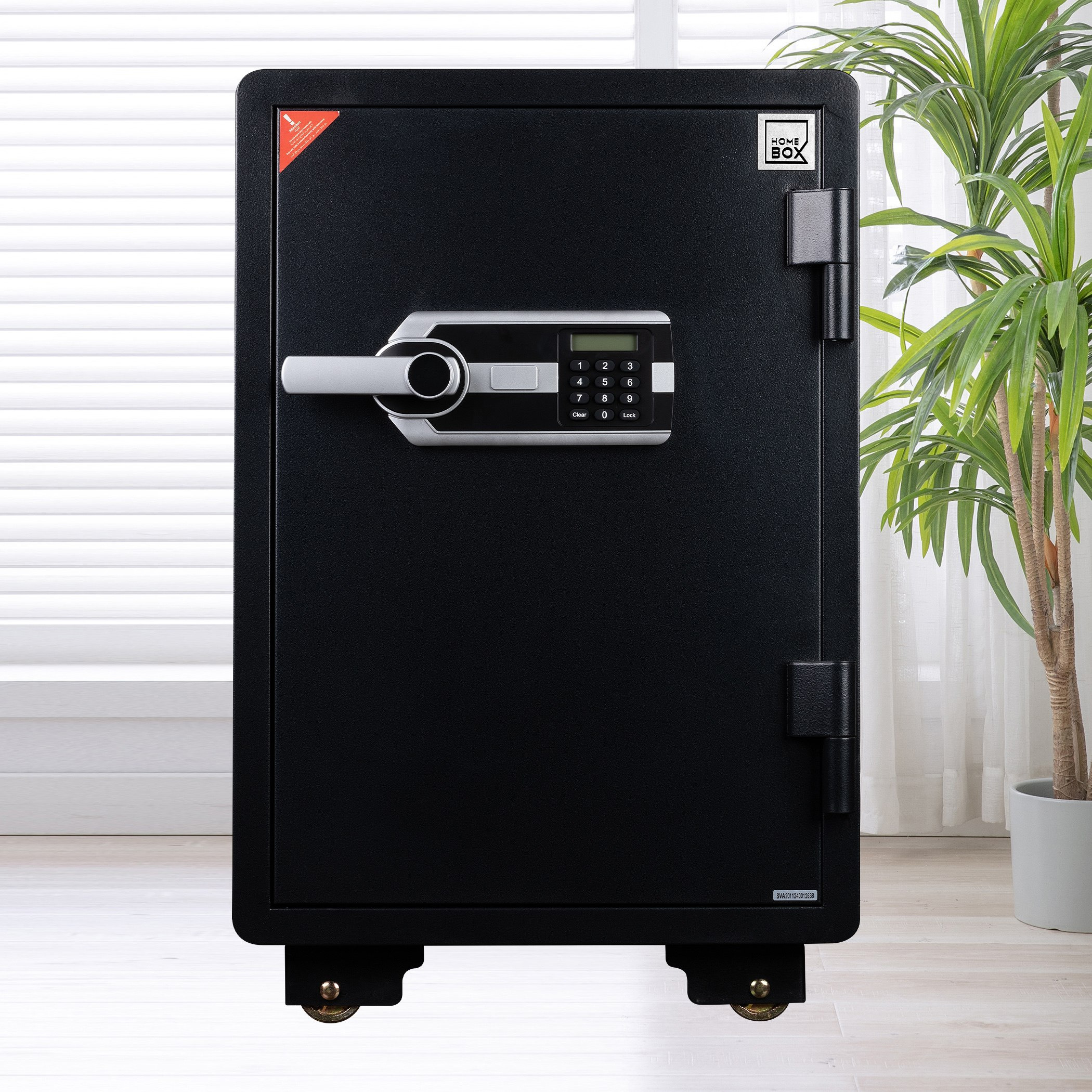 Phoenix Jewellery Digital Fireproof Home Safe with Removeable Shelf and Drawer - 50x49x70 cm-PROMO_HB_SA_HBX10_TH1000_NEW_031025-image-3