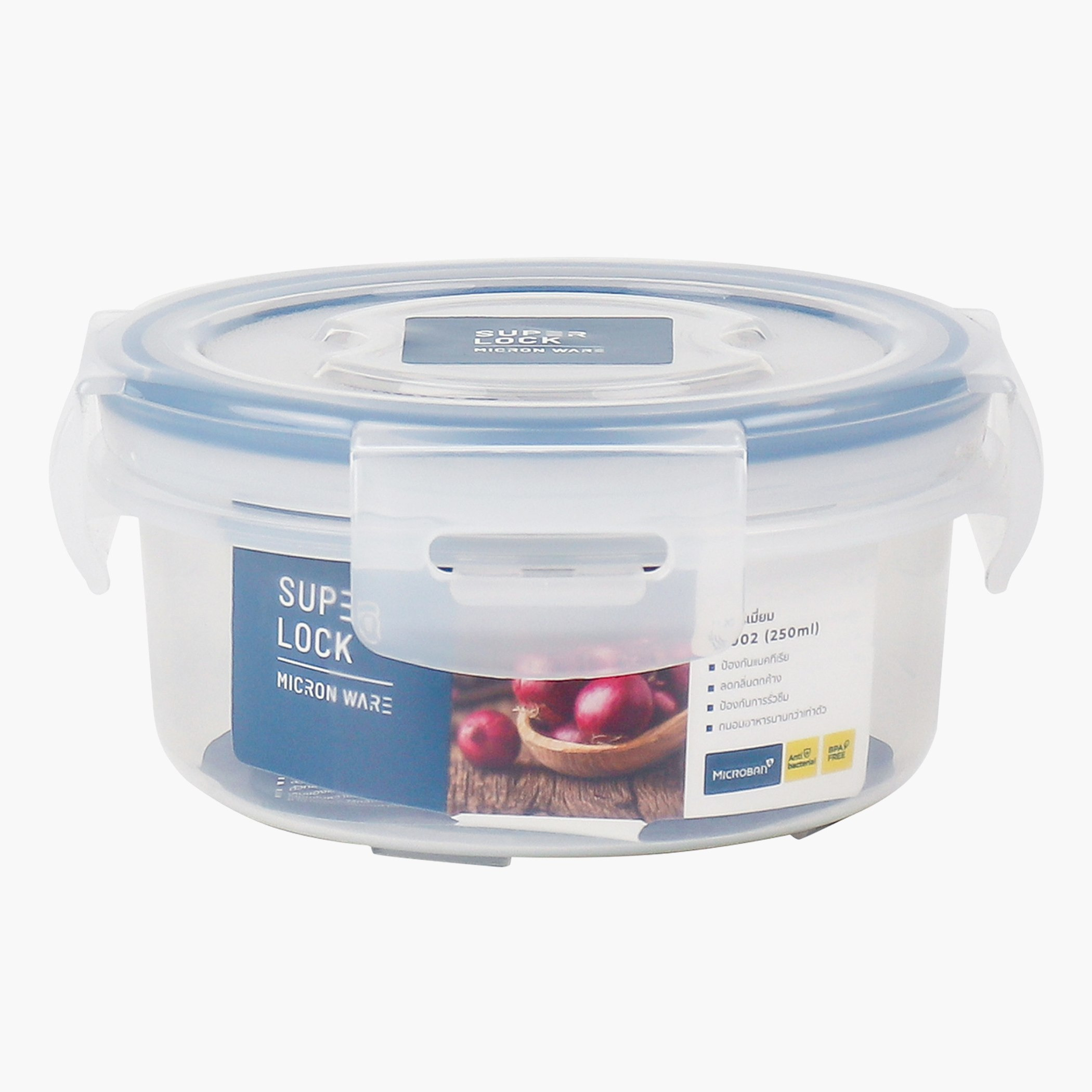 Micronware Superlock Round Storage Container - 250 ml-hbxhomeware-hbxkitchen-image-2