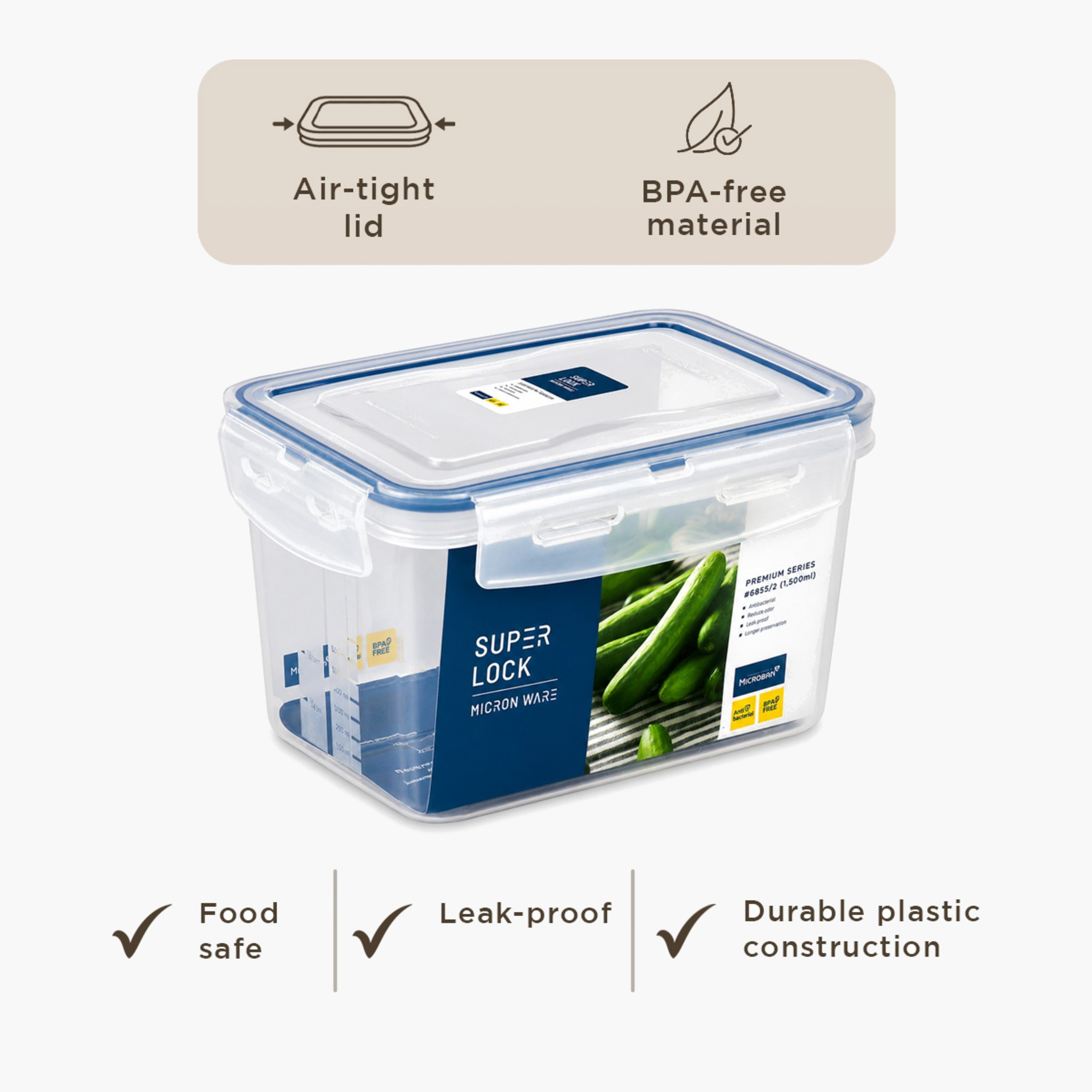 Micronware Superlock Rectangle Storage - 1.5 L-hbxhomeware-hbxkitchen-image-9