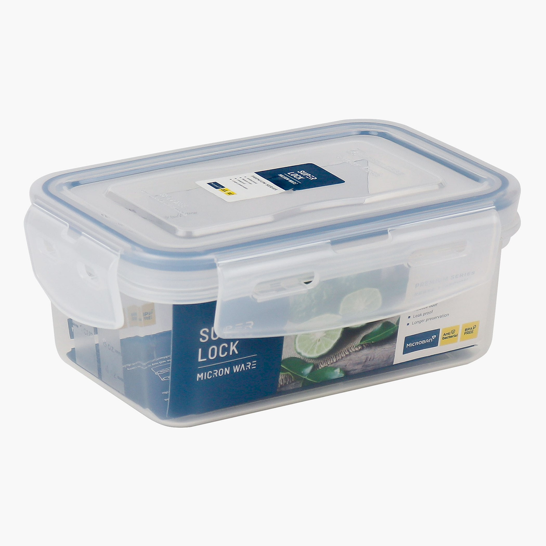 Micronware Superlock Rectangle Storage - 1 L-hbxhomeware-hbxkitchen-image-1