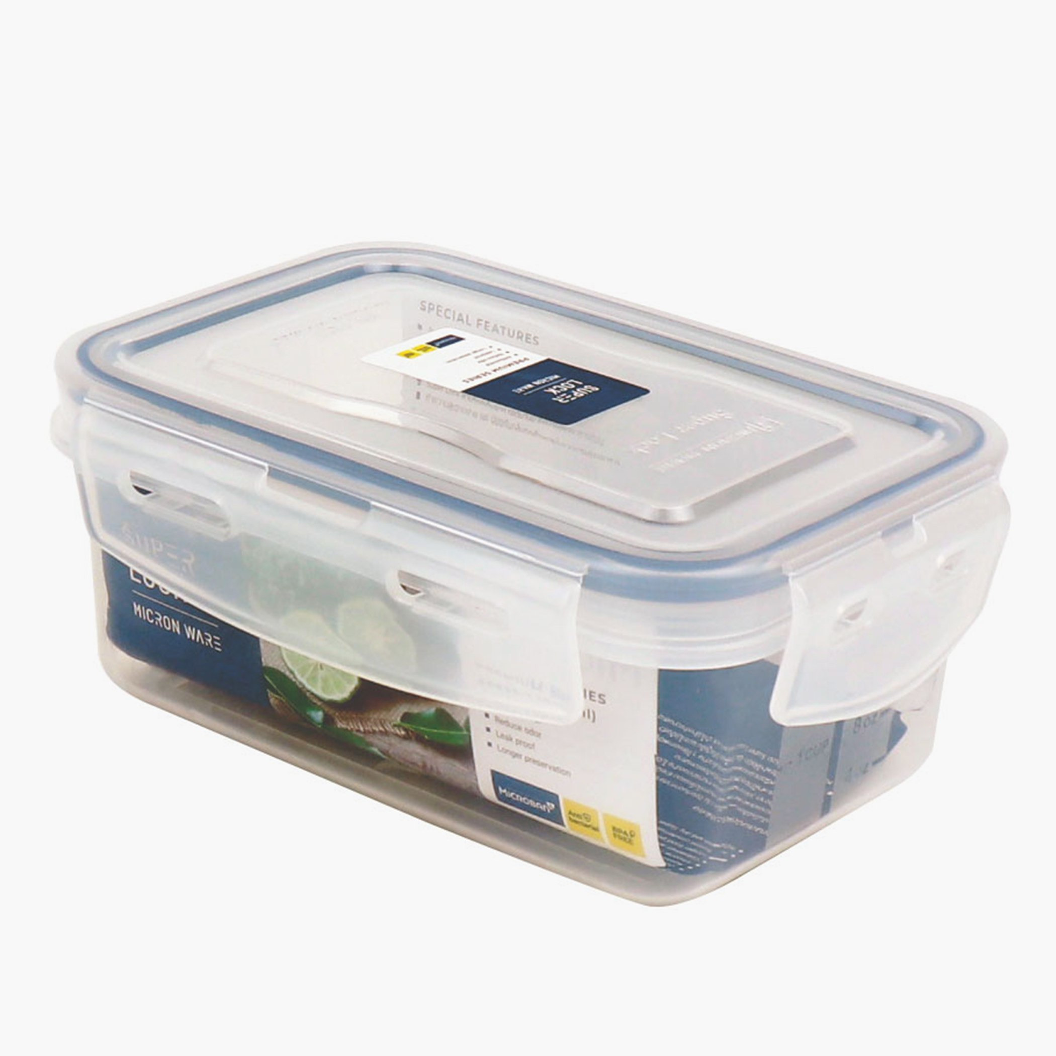 Micronware Superlock Rectangle Storage - 1 L-hbxhomeware-hbxkitchen-image-4
